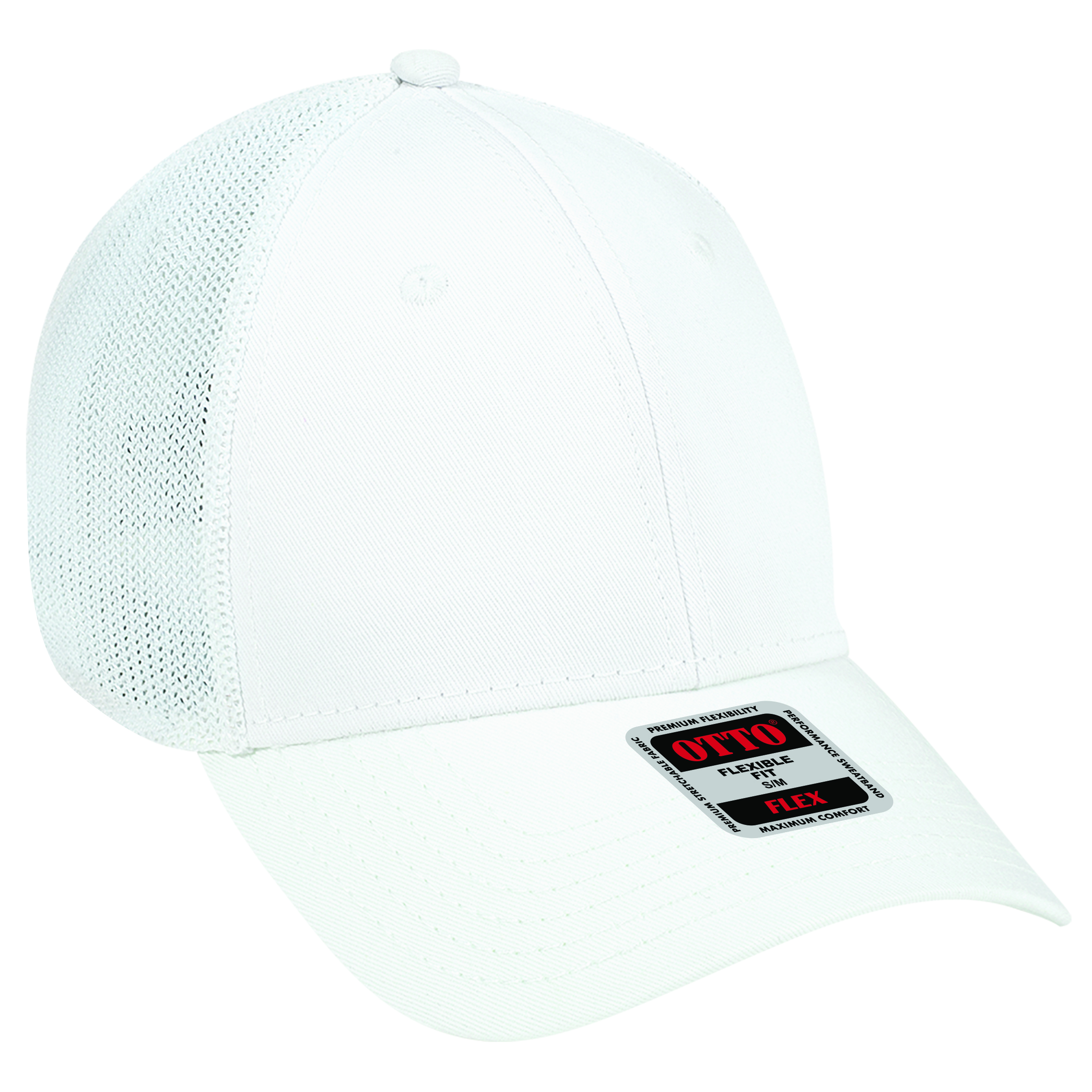 OTTO CAP® OTTO FLEX® Fitted 6 Panel Low Profile Mesh Back Trucker Hat 17