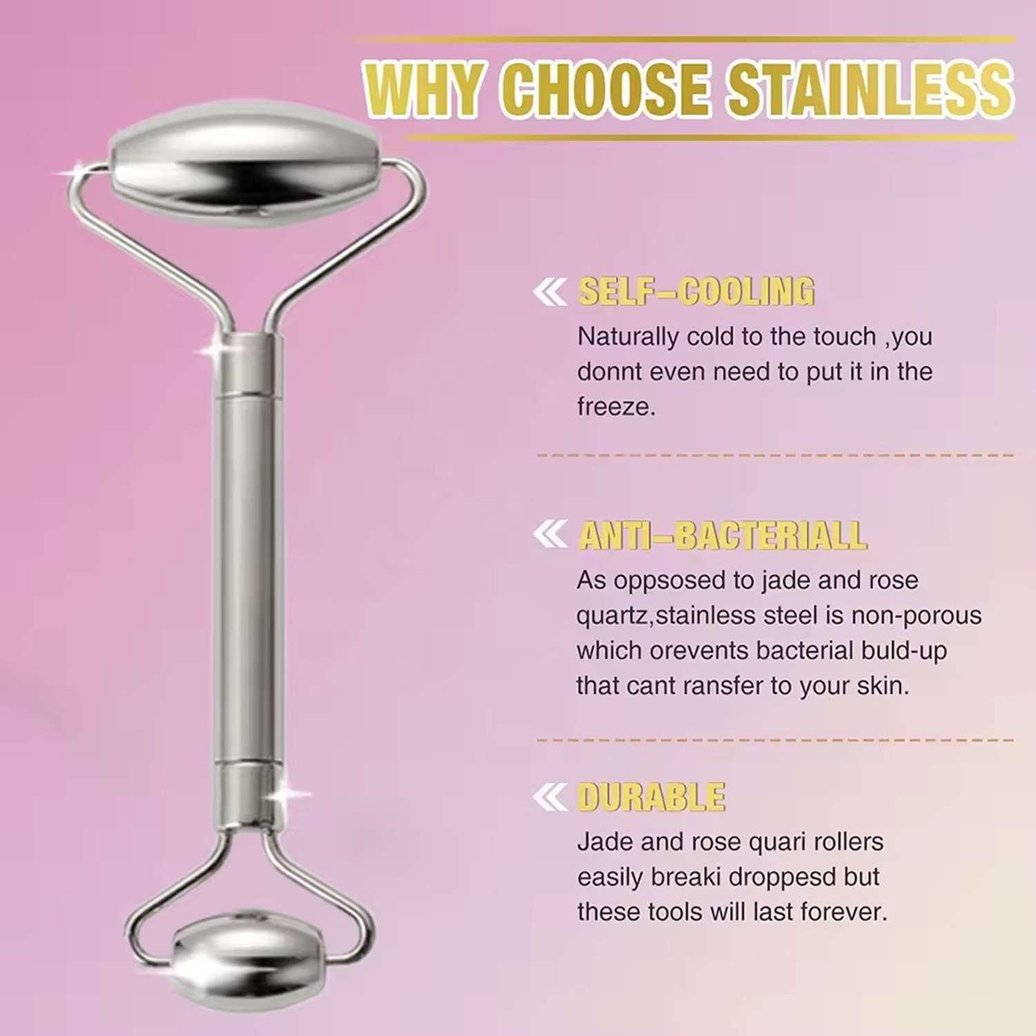Stainless Steel Face Roller 6