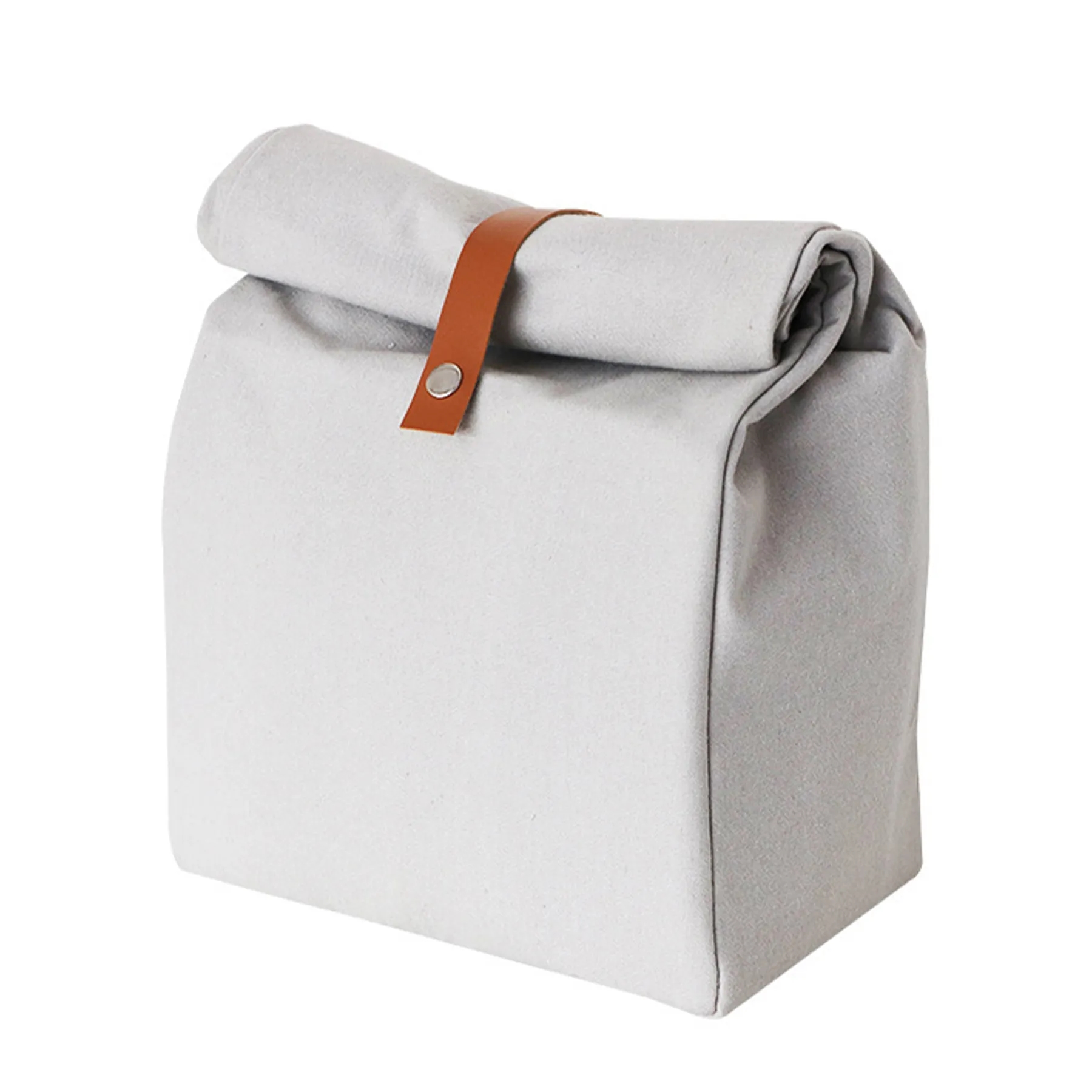 Canvas Thickened Simple Portable Bag, custom tote bag with logo imprint 7