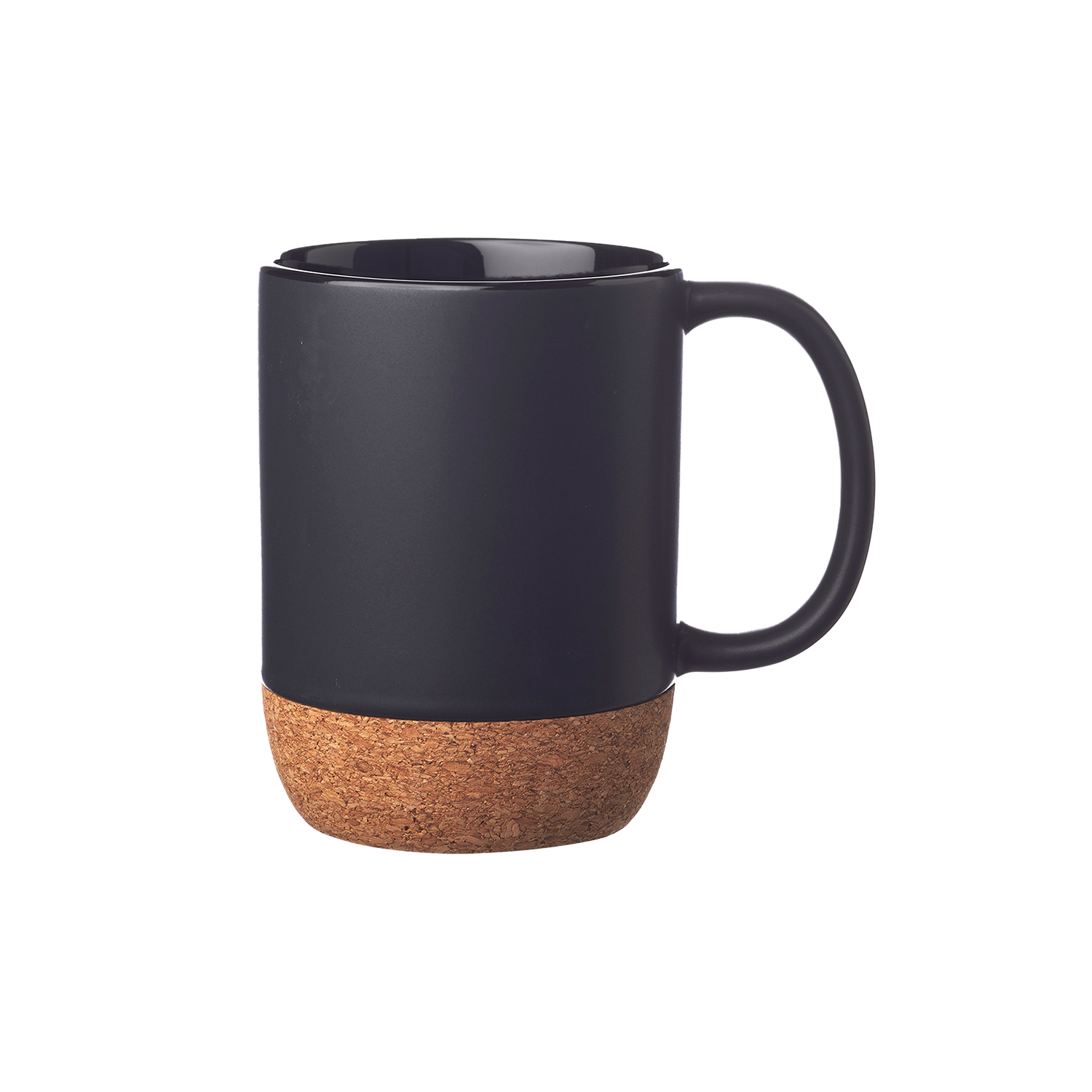 Matte Finish Cork Base Ceramic Mug, 15 oz. 4