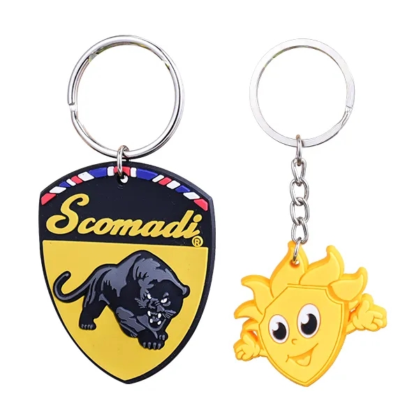 2" Custom 3D PVC Keychain 10