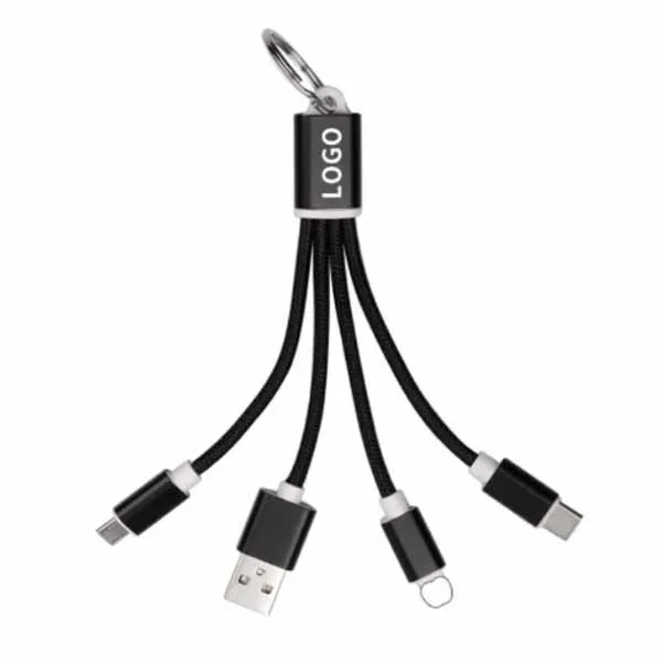Mobile Phone Charging Data Line With Key Ring 5