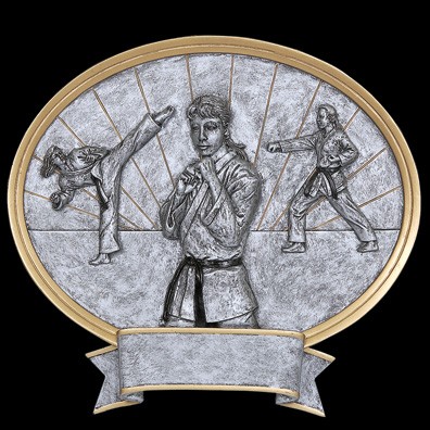 8" Karate Female Legend Plate 2
