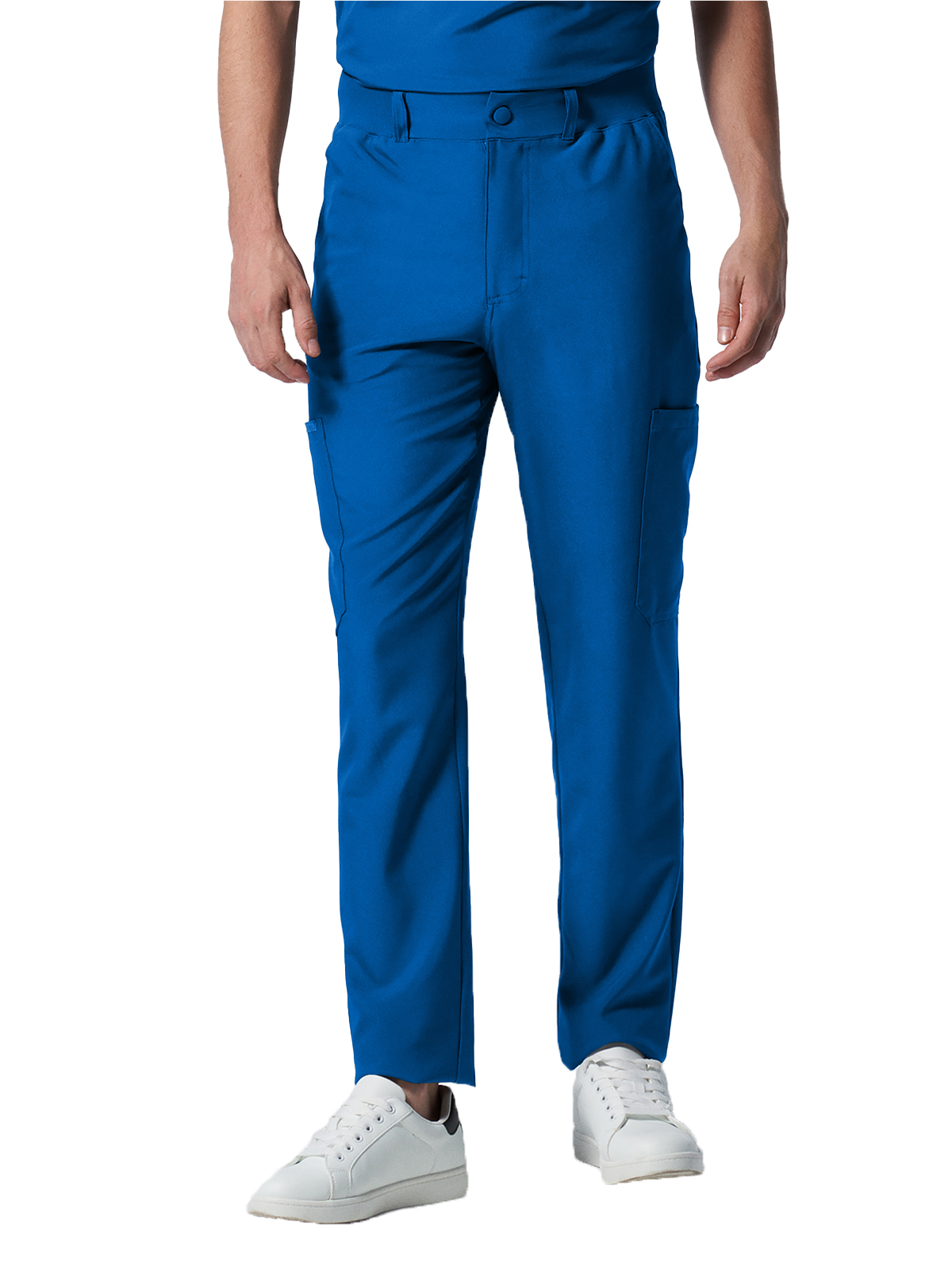 Landau - Forward - Men's Eight-Pocket Mid-Rise Rib-Knit Elastic Waist Cargo Pant 10