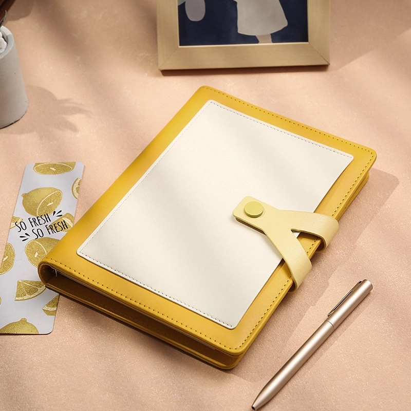 PU Leather A5 Business Travel Journal Binder Notebook 15