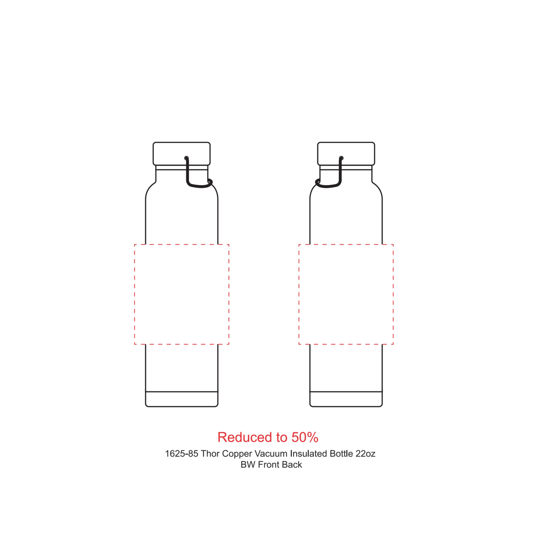 Thor Copper Vacuum Insulated Bottle 22oz 287