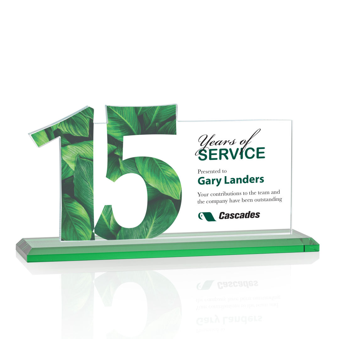 Hazelton VividPrint™ Award - Green 17