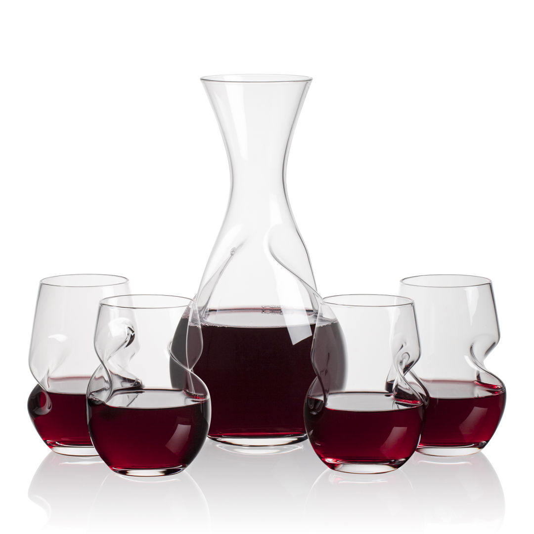 Tallandale Carafe & Stemless Wine 12