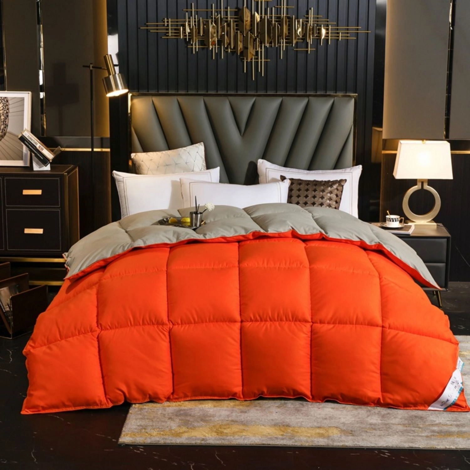 Lightweight Goose Feathers Down Comforter Duvet 6