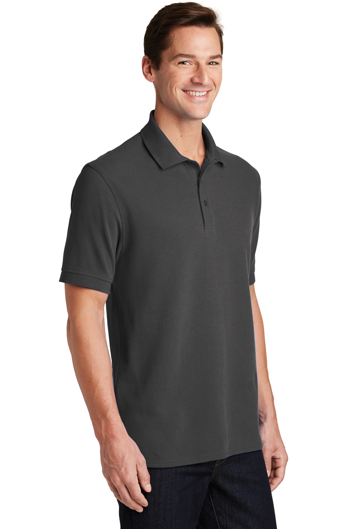 Port & Co Combed Ring Spun Pique Polo. KP1500 55
