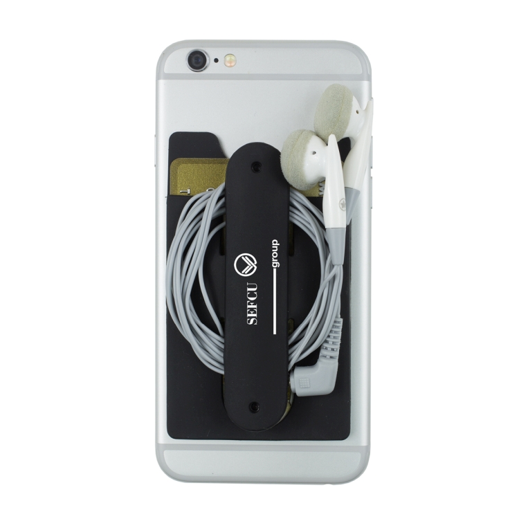 "Kickstart" Two Function Soft Silicone Cell Phone Kickstand & Wallet 12