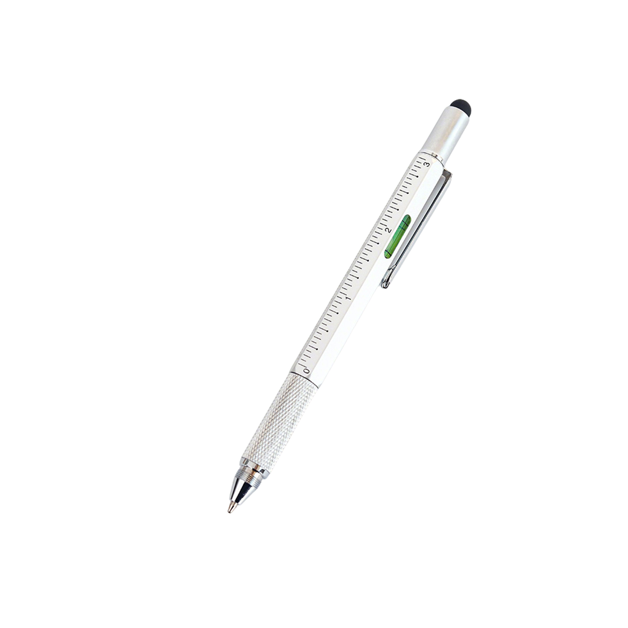 Twist Action Multi Tool Ballpoint Pen With Ruler 9.5 x 0.38 x 0.38" 3
