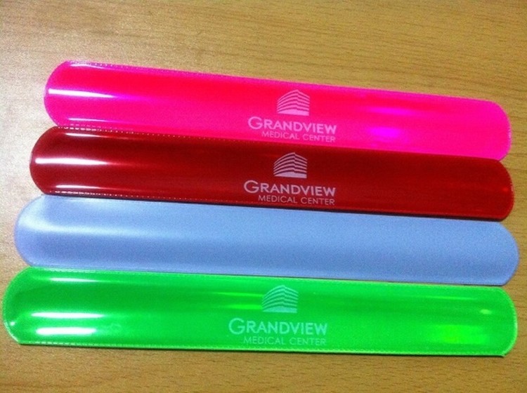 Reflective PVC Slap Bracelet 2