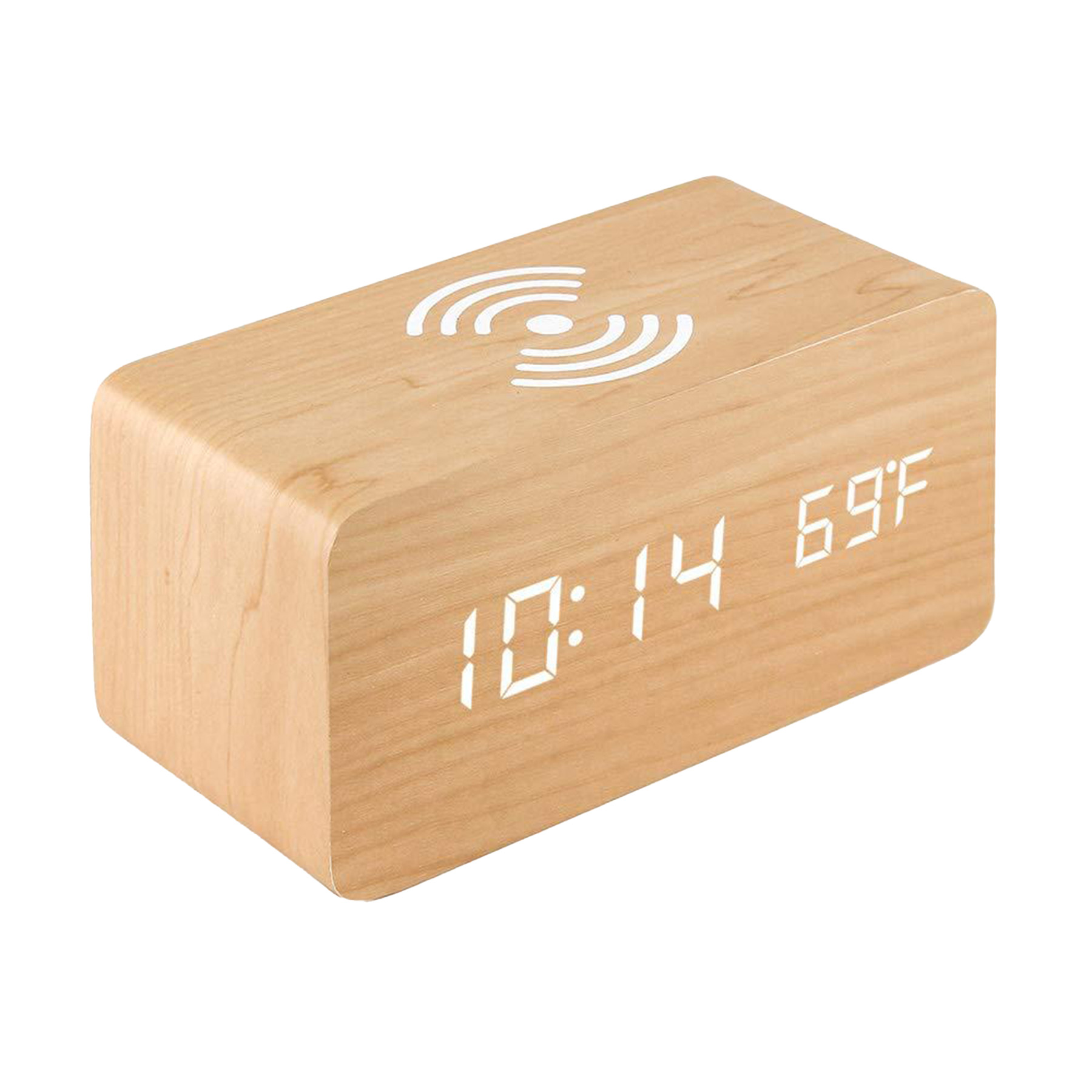Wooden LED Digital Alarm Clock 3
