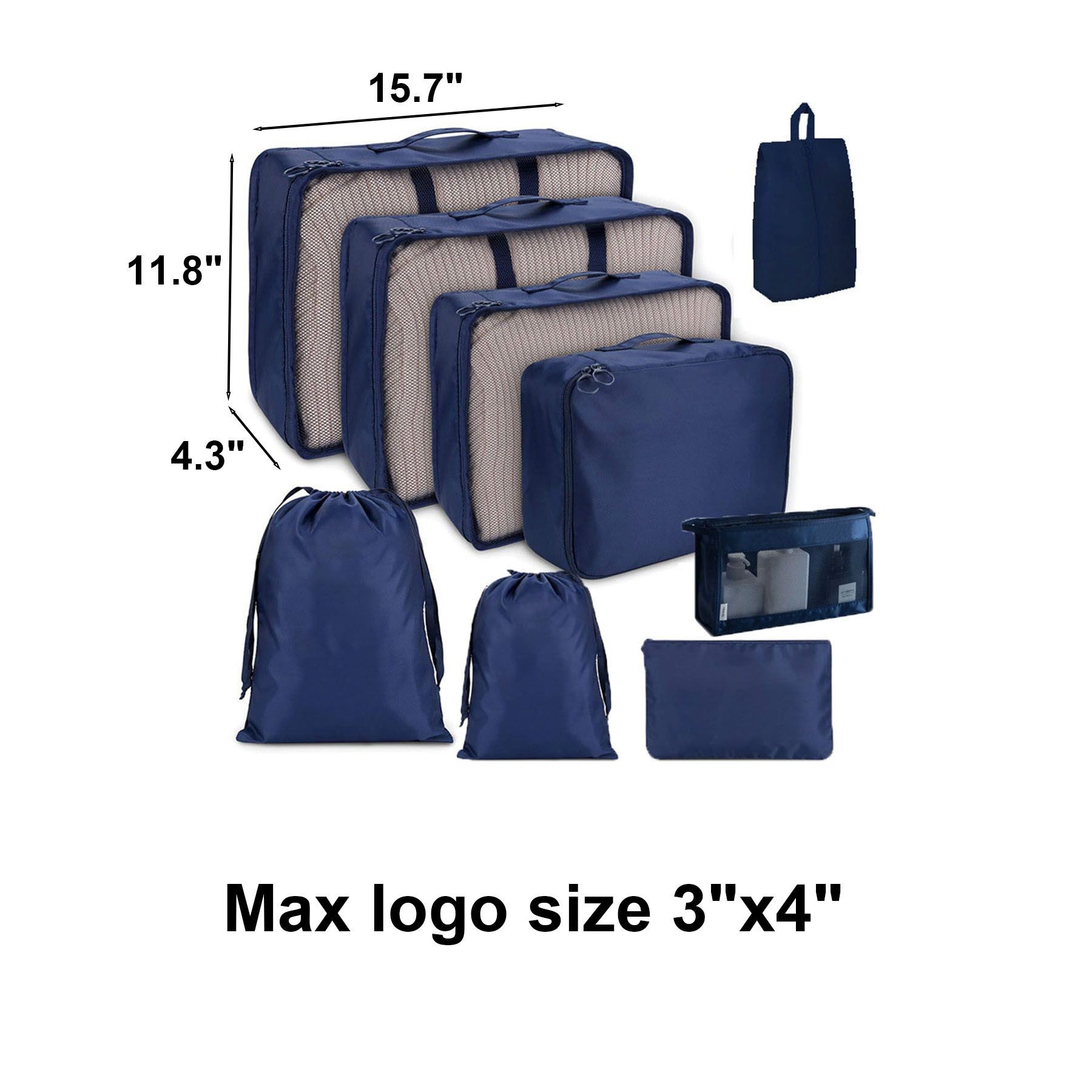 9 Sets Travel Packing Cubes 4