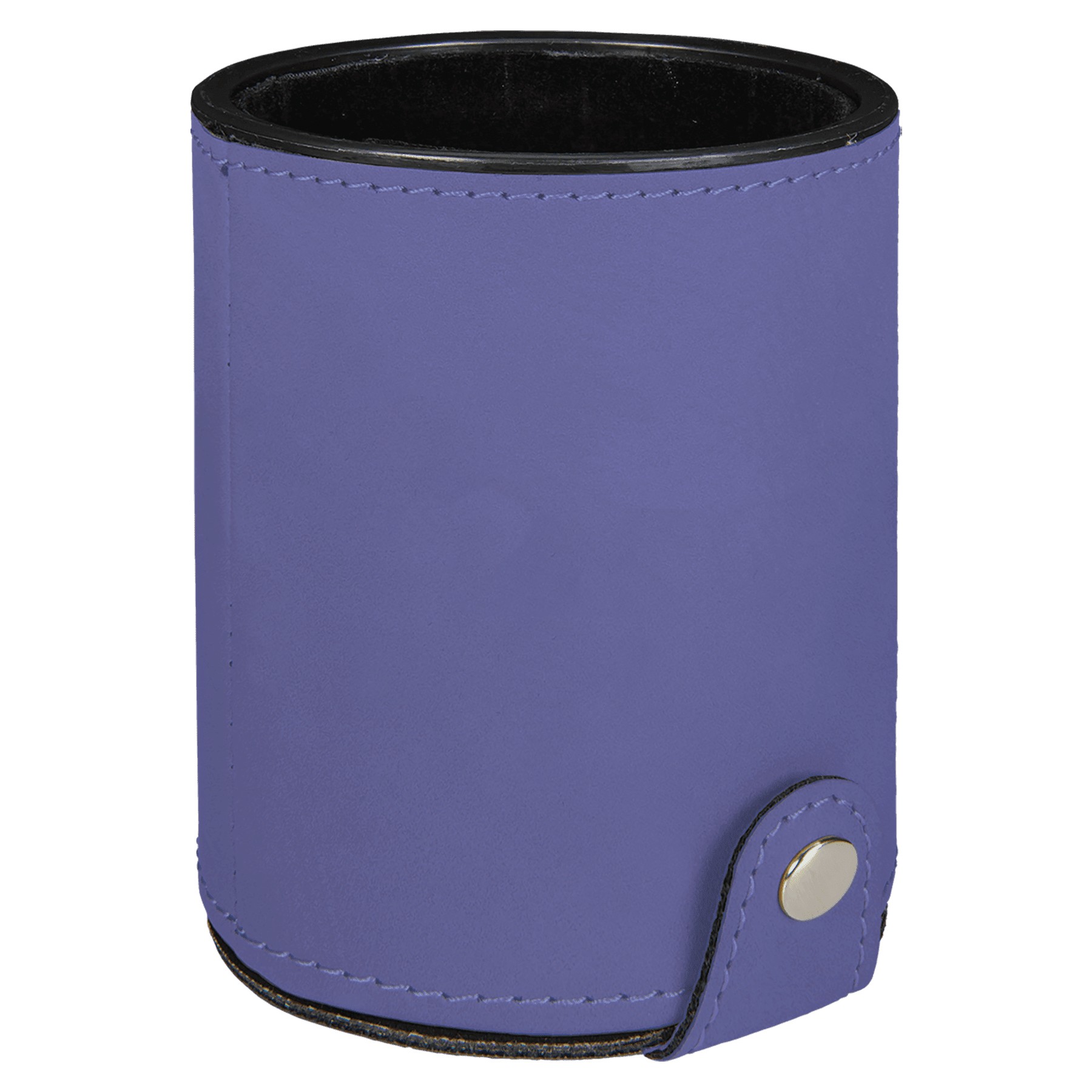 Purple Leatherette Dice Cup w/ 5 Dice 2