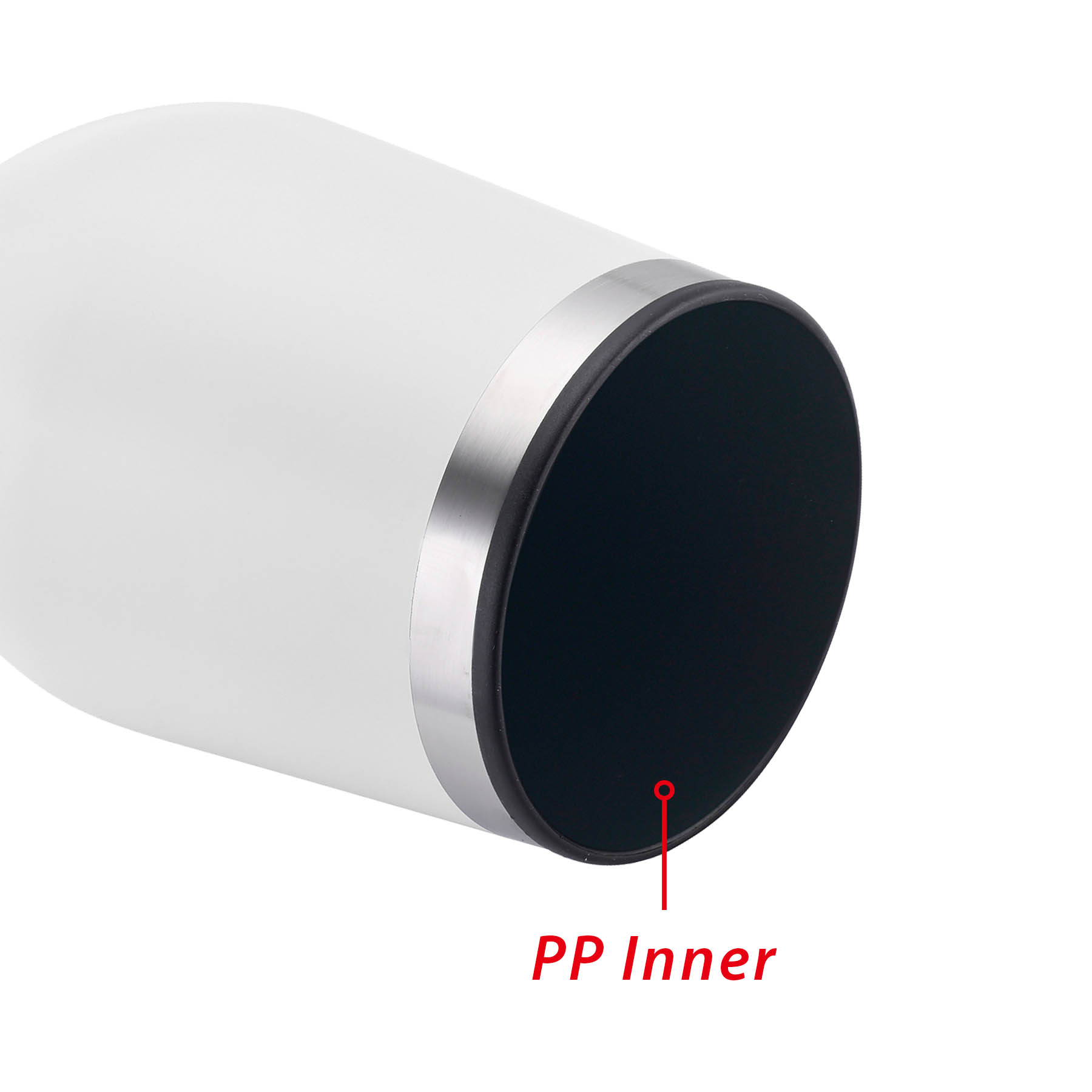 12 oz. Powder-Coated SS Outer with Polypropylene Inner Tumbler Wine Cup 6