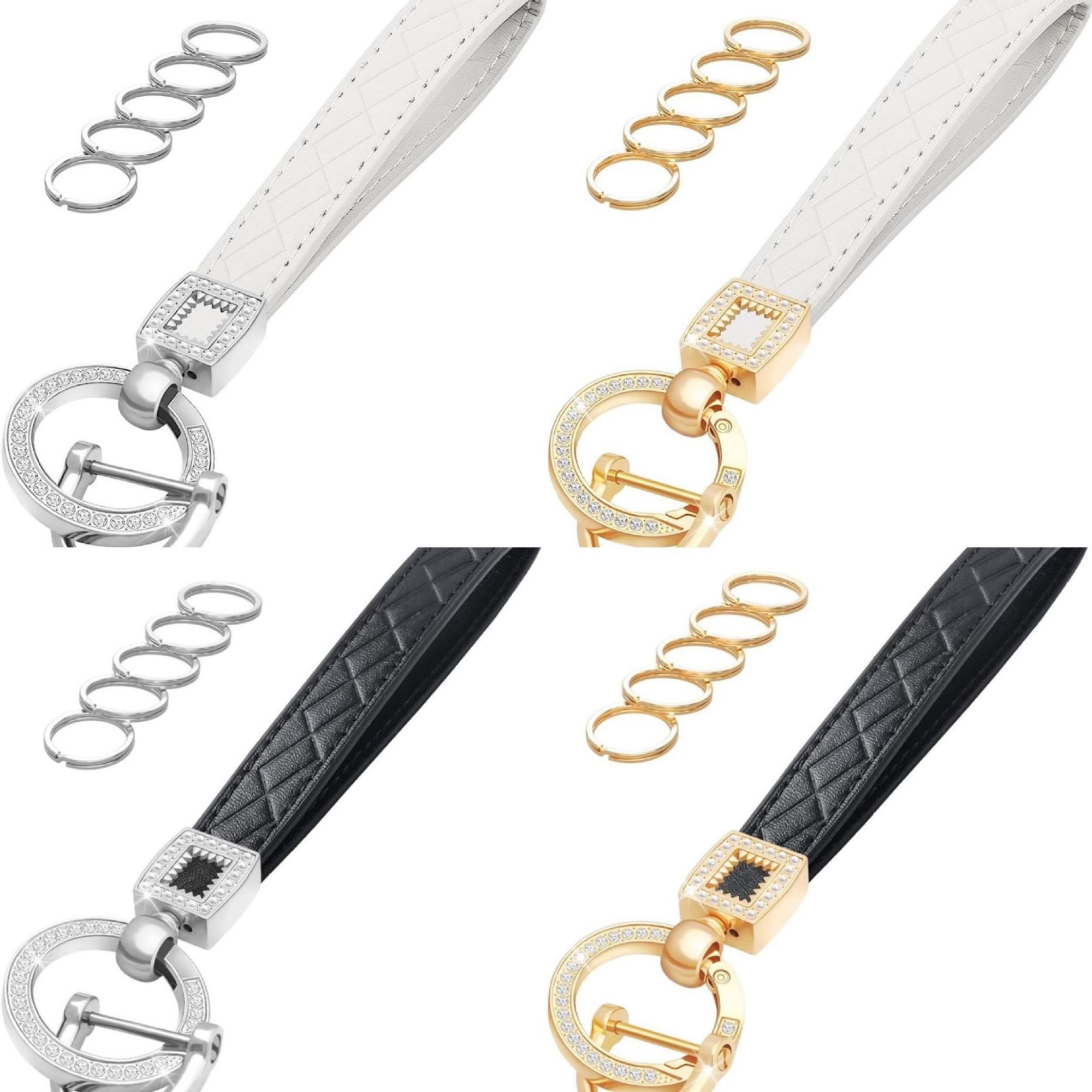 Leather Keychain, custom keychain with logo imprint 5