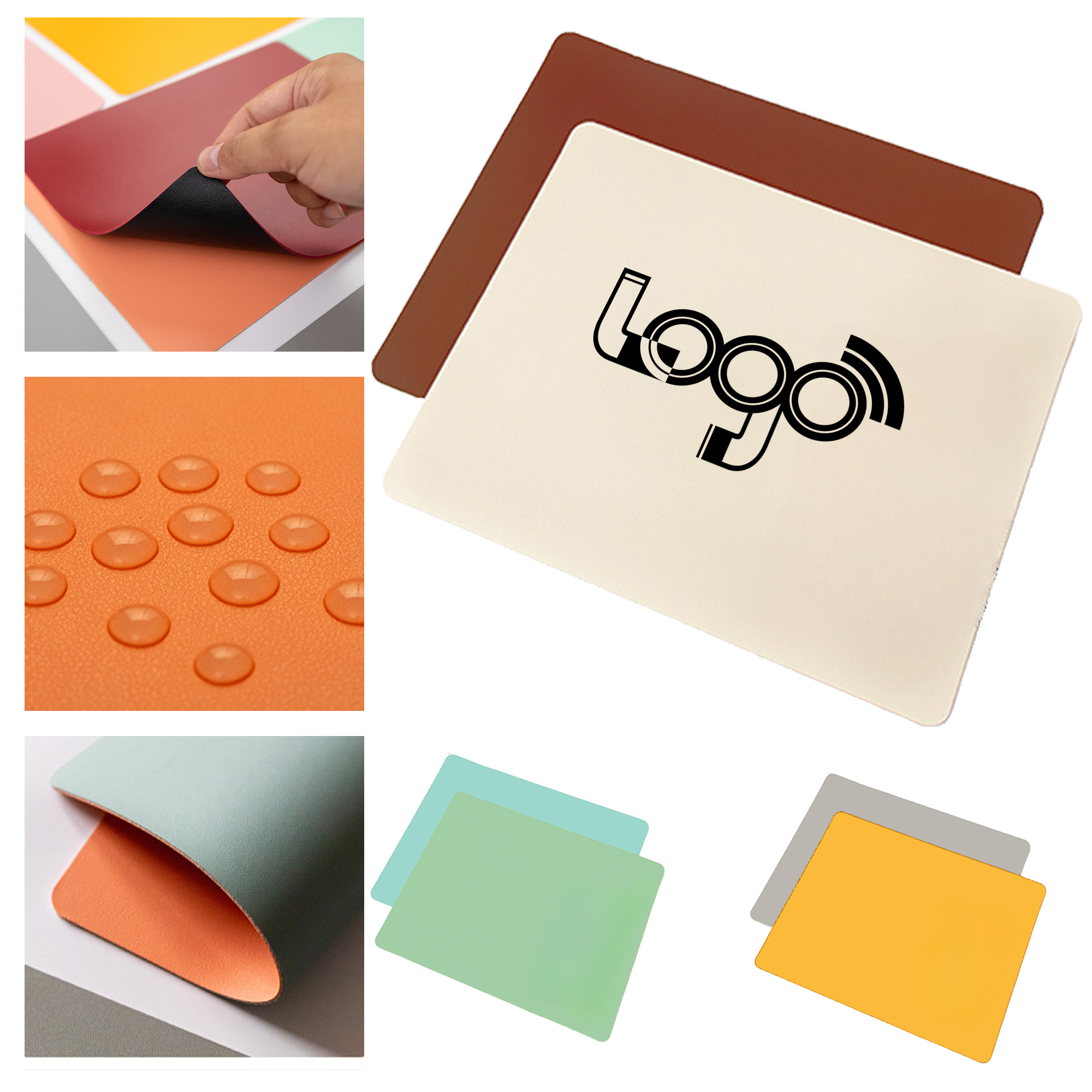 Stylish Dual-Sided PU Leather Desk Mat 2