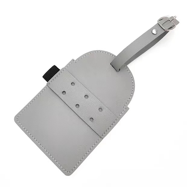 LEATHER GOLF BAG TAG TEE HOLDER 9