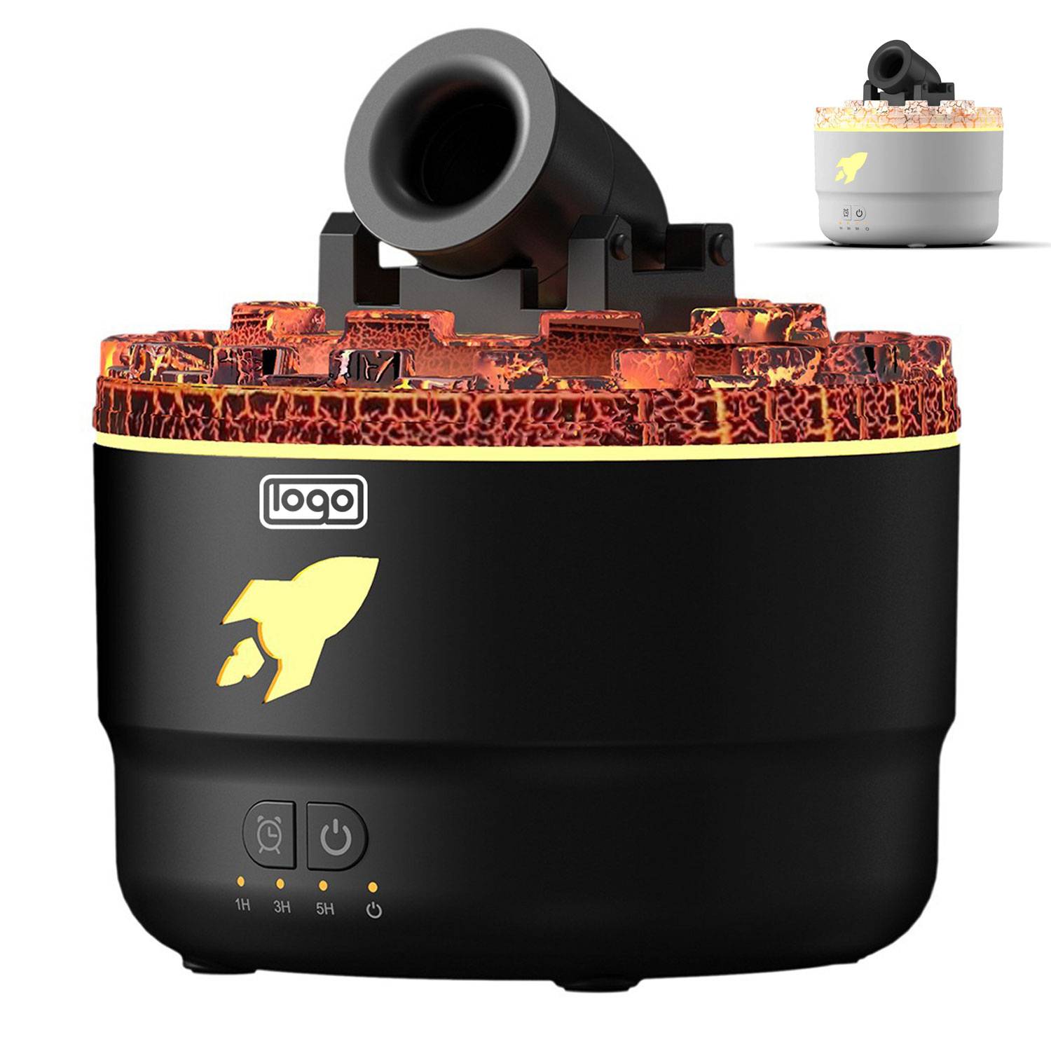 Portable Air Purifying Ultrasonic Vapour Cannon Humidifier