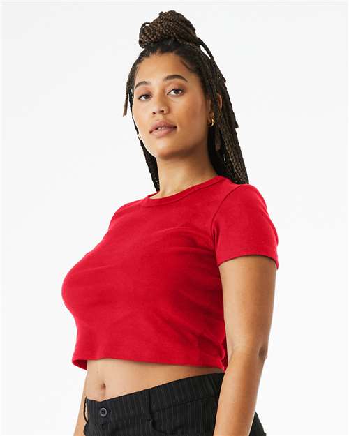 Women's Micro Rib Baby Tee - 1010 27