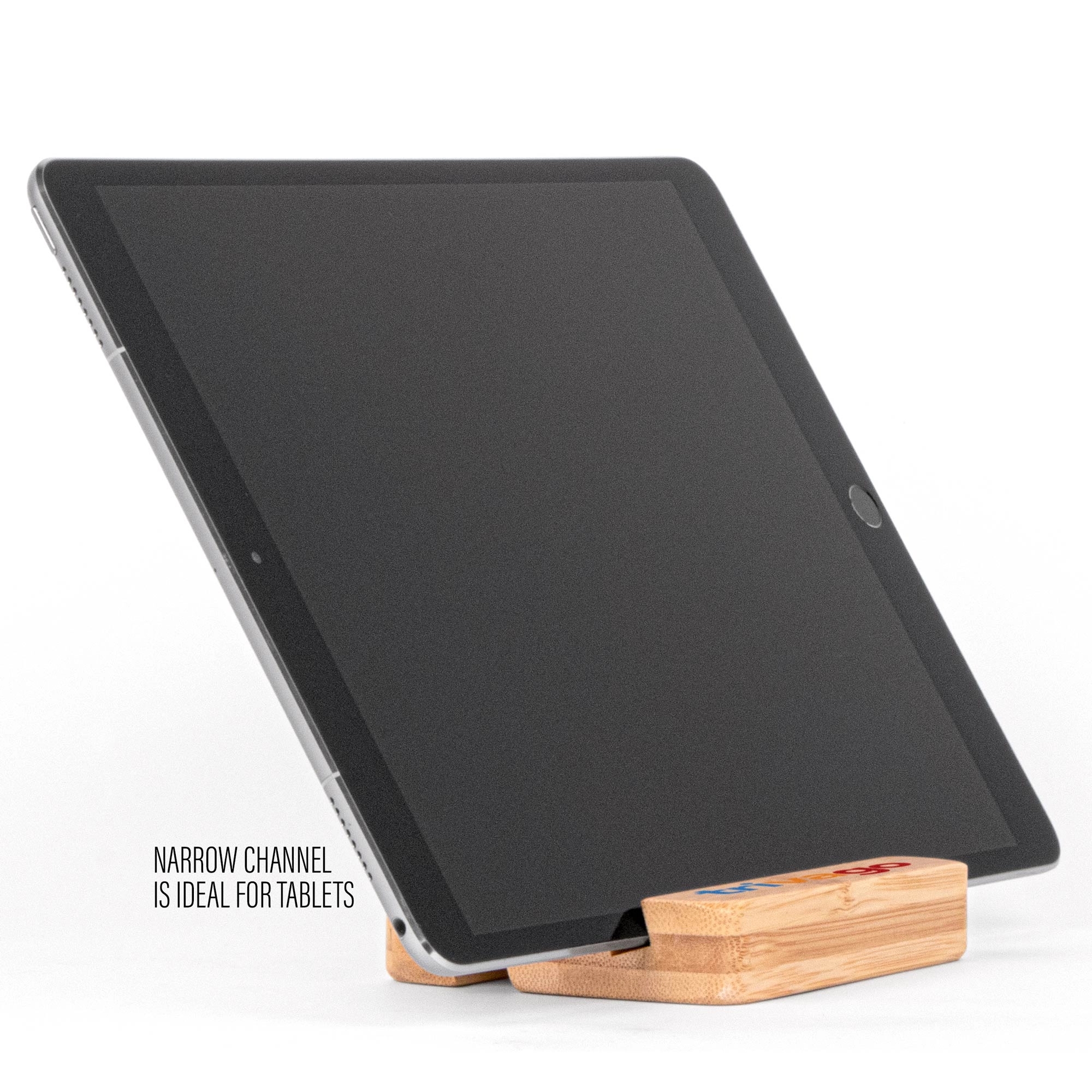 The Bamboo Dual Tablet and Mobile Device Holder 4