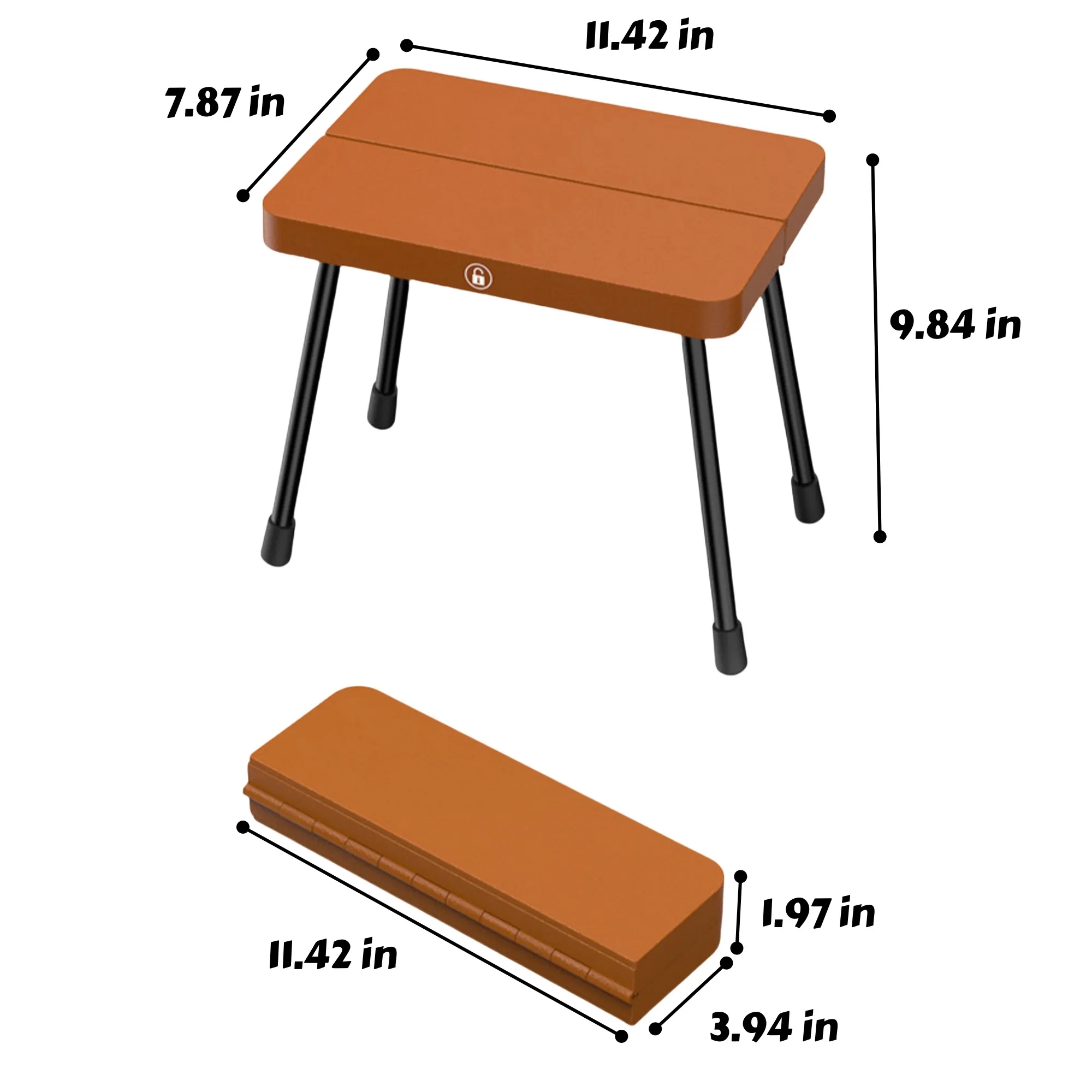 Aluminum Camp Stool Portable Folding Chair 3