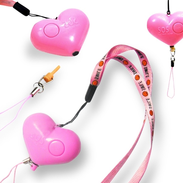 Heart Shape Anti-rape Alarm Device 1