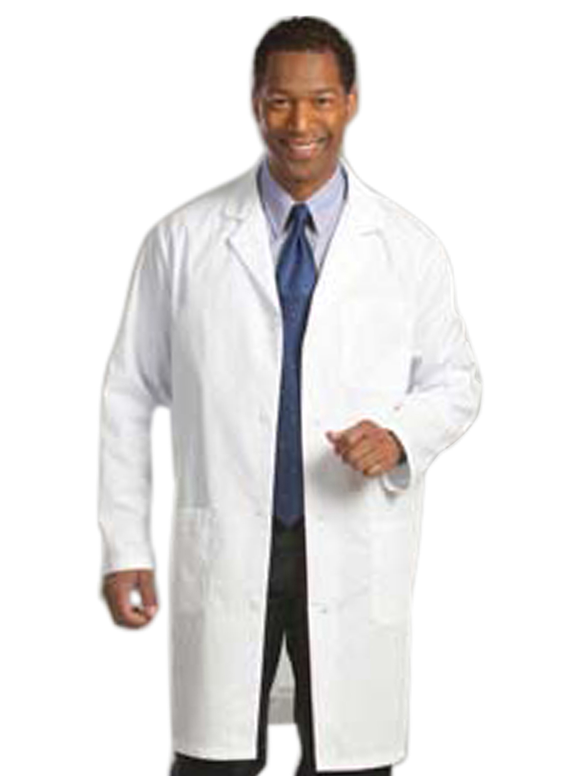 Fashion Seal - Men's Three-Pocket 39" Staff-Length Lab Coat