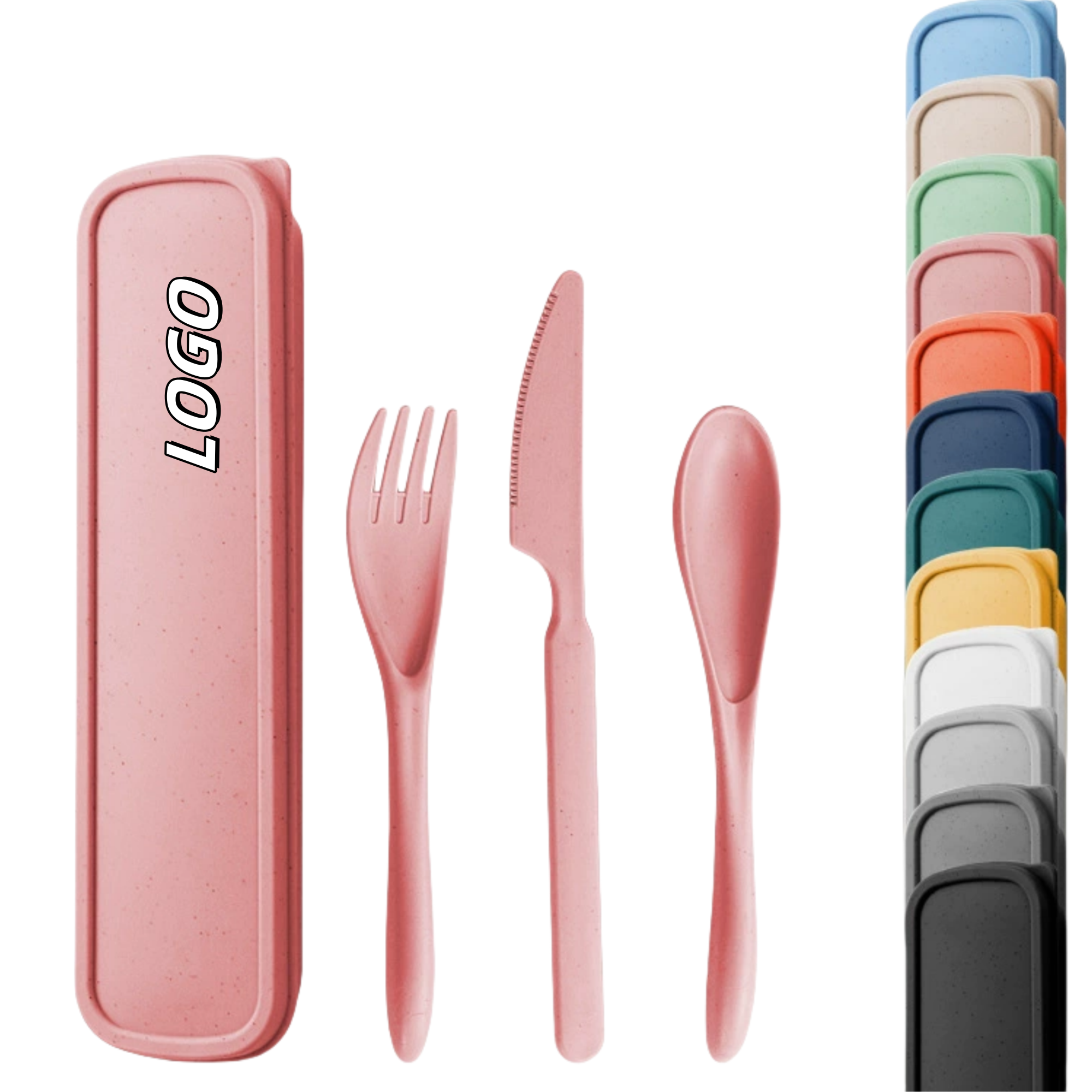 Portable Wheat Straw Tableware 6