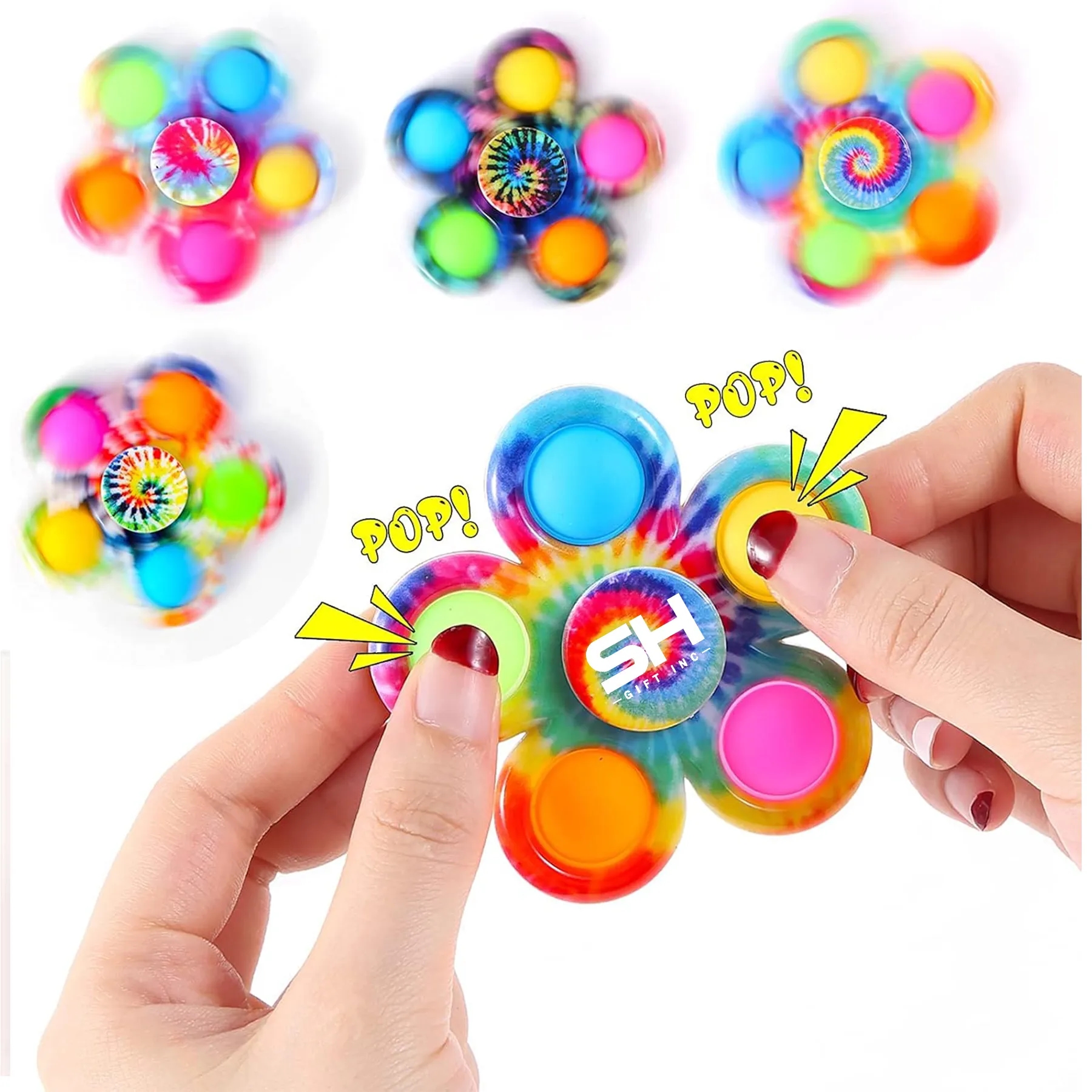 Silicone Rotating Fingertip Gyroscope 3