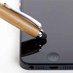 Eco VII Stylus Tool with Bamboo Ballpoint Pen and Pencil Set 7