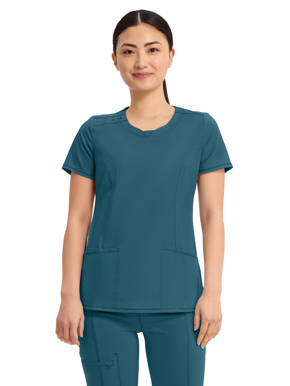 Infinity - Women's 3-Pocket Round Neck Top 49