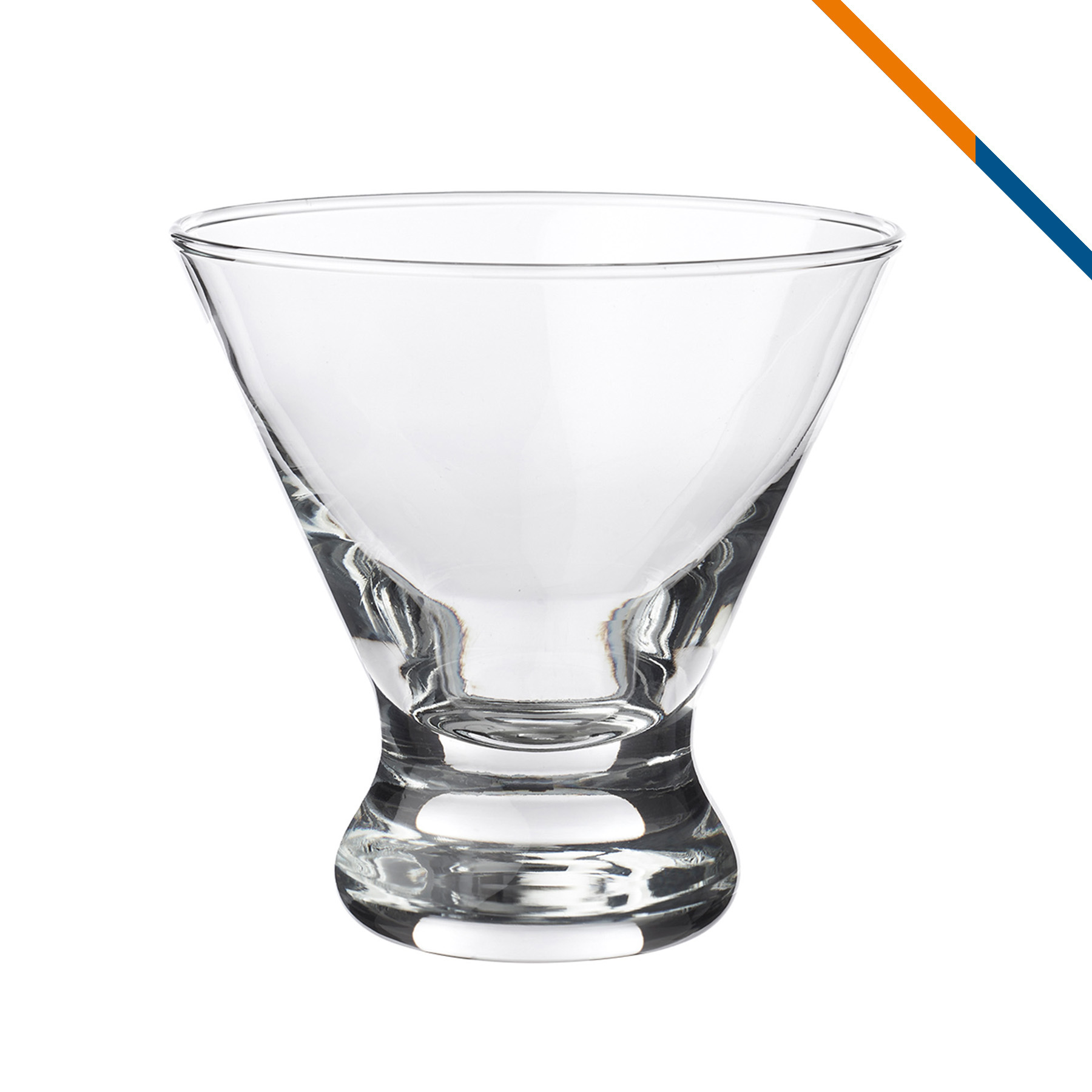 Libbey Latery Stemless Martini Glasses - 8.25 OZ. 8