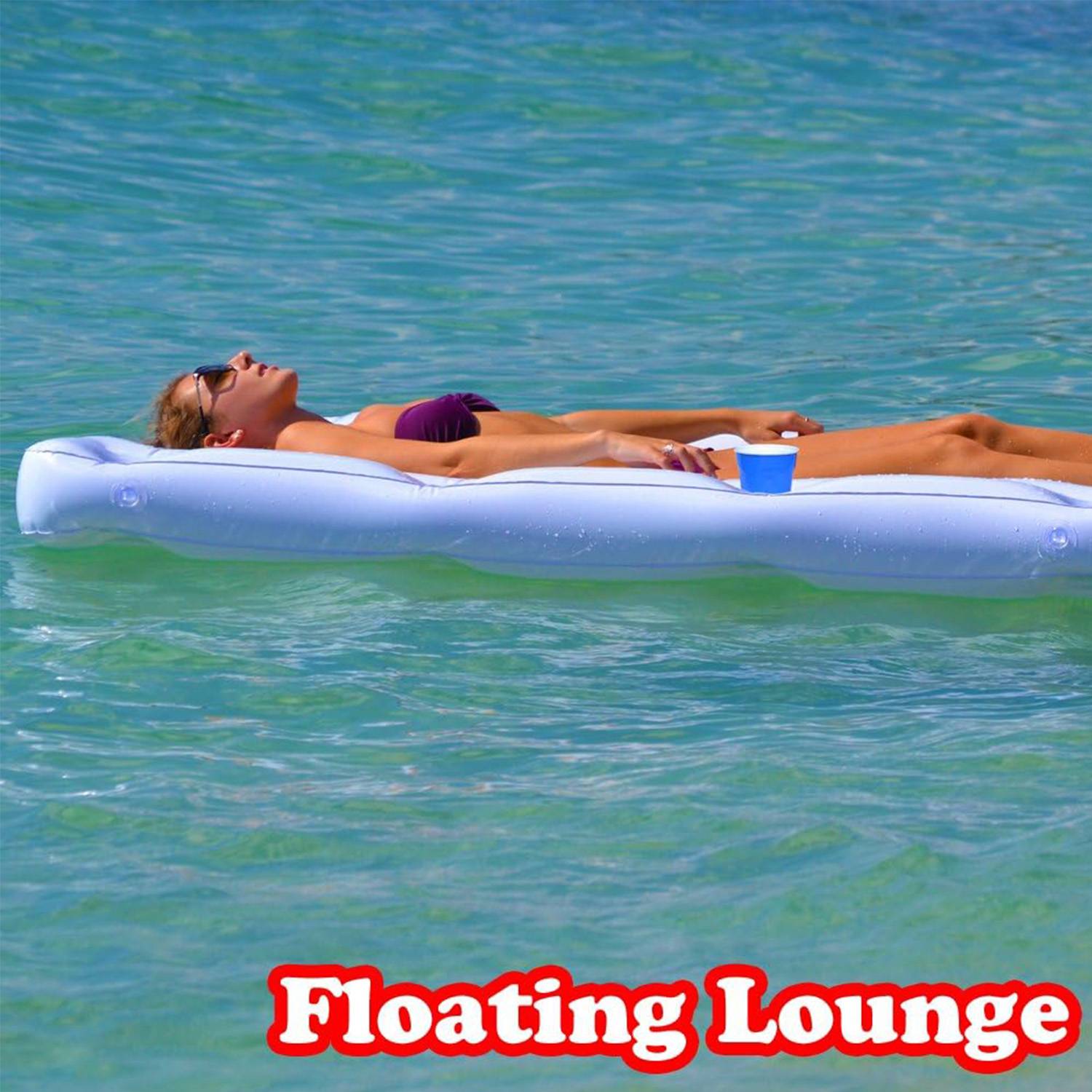 Inflatable Beer Pong Pool Float Lounge Table 7
