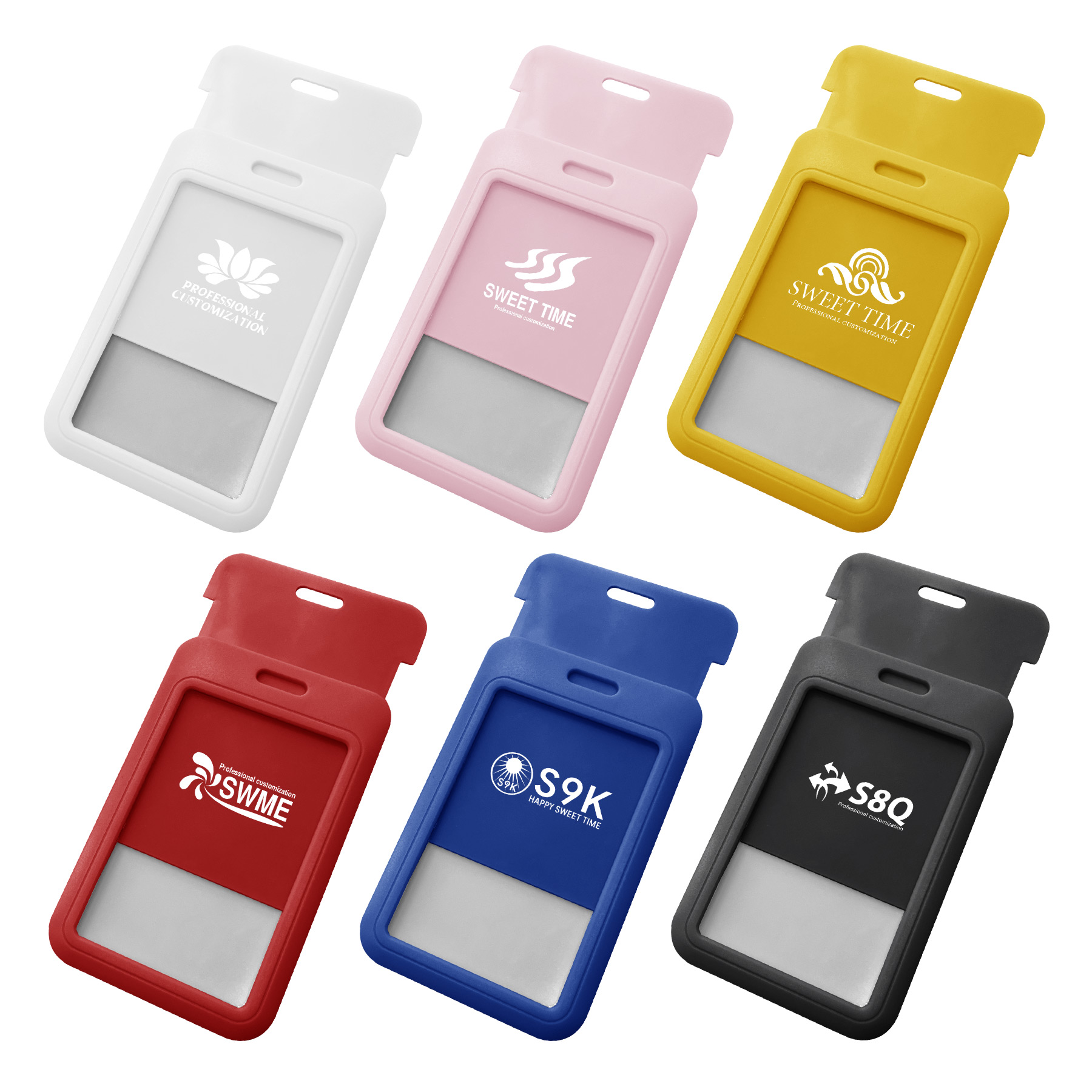 Sliding Closure Cardholder / ID Badge Holder 2