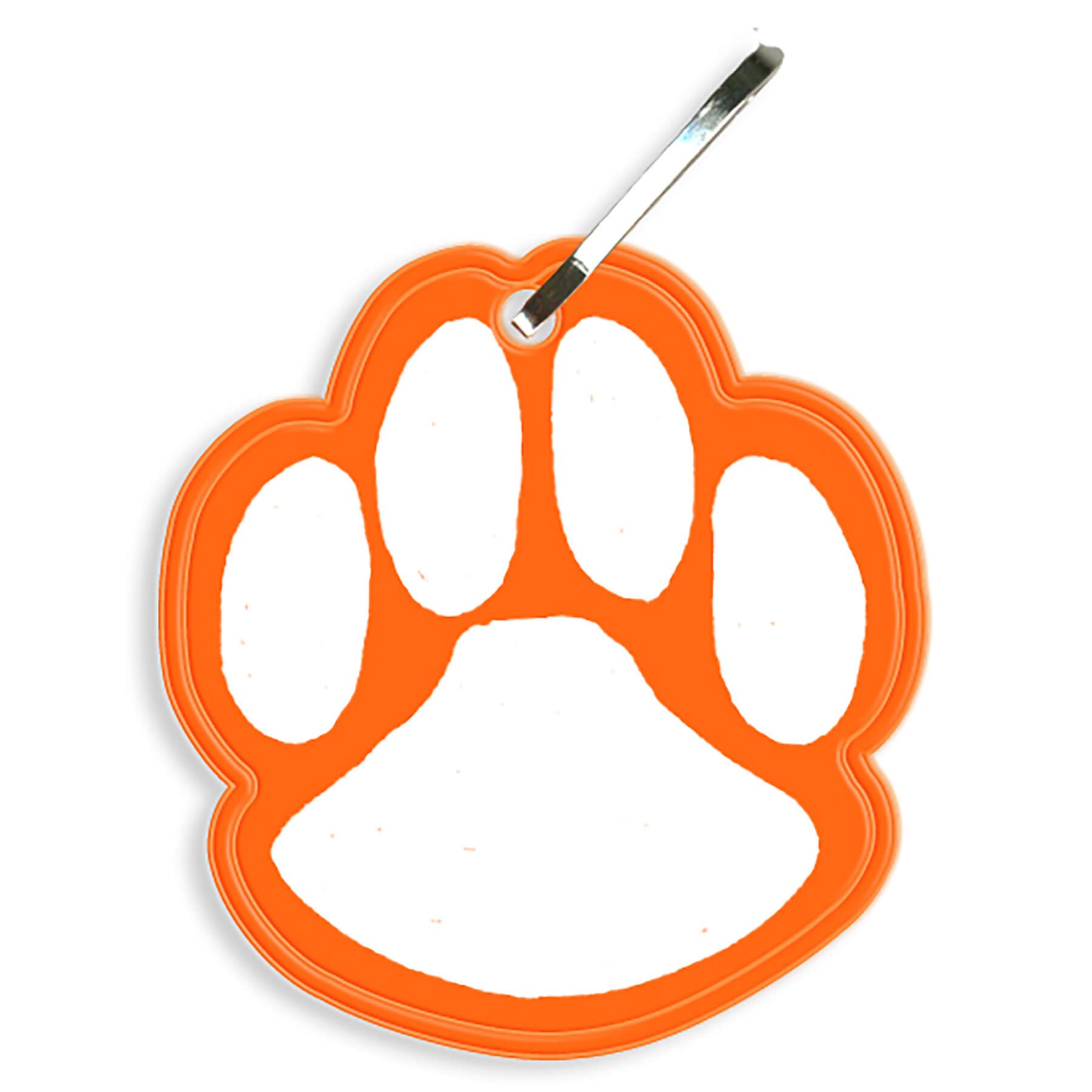 Paw Print Reflective Zipper Pull 19