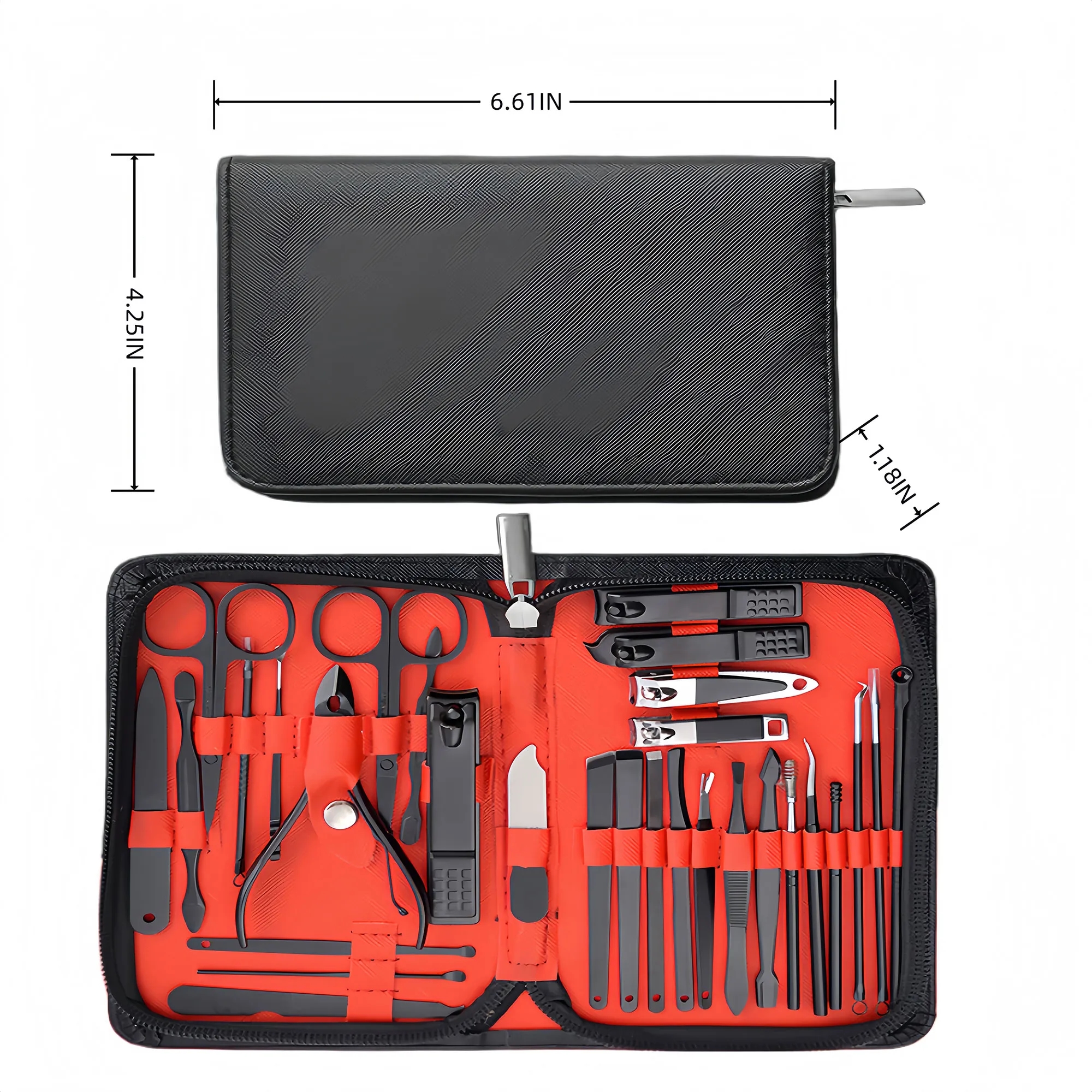 Premium 30 Piece Stainless Steel Manicure Set 6