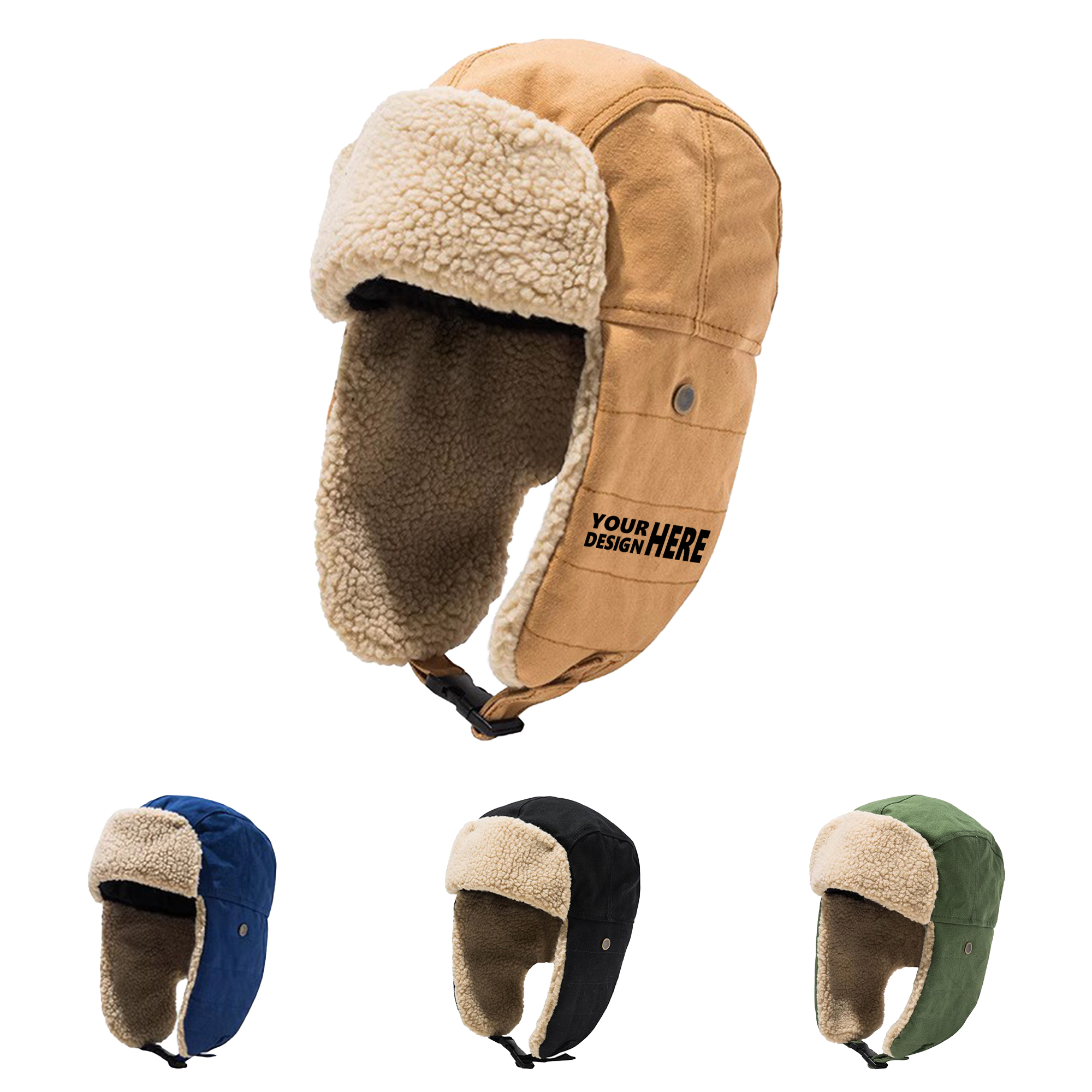 Insulated Cotton Pilot Earflap Hat 4