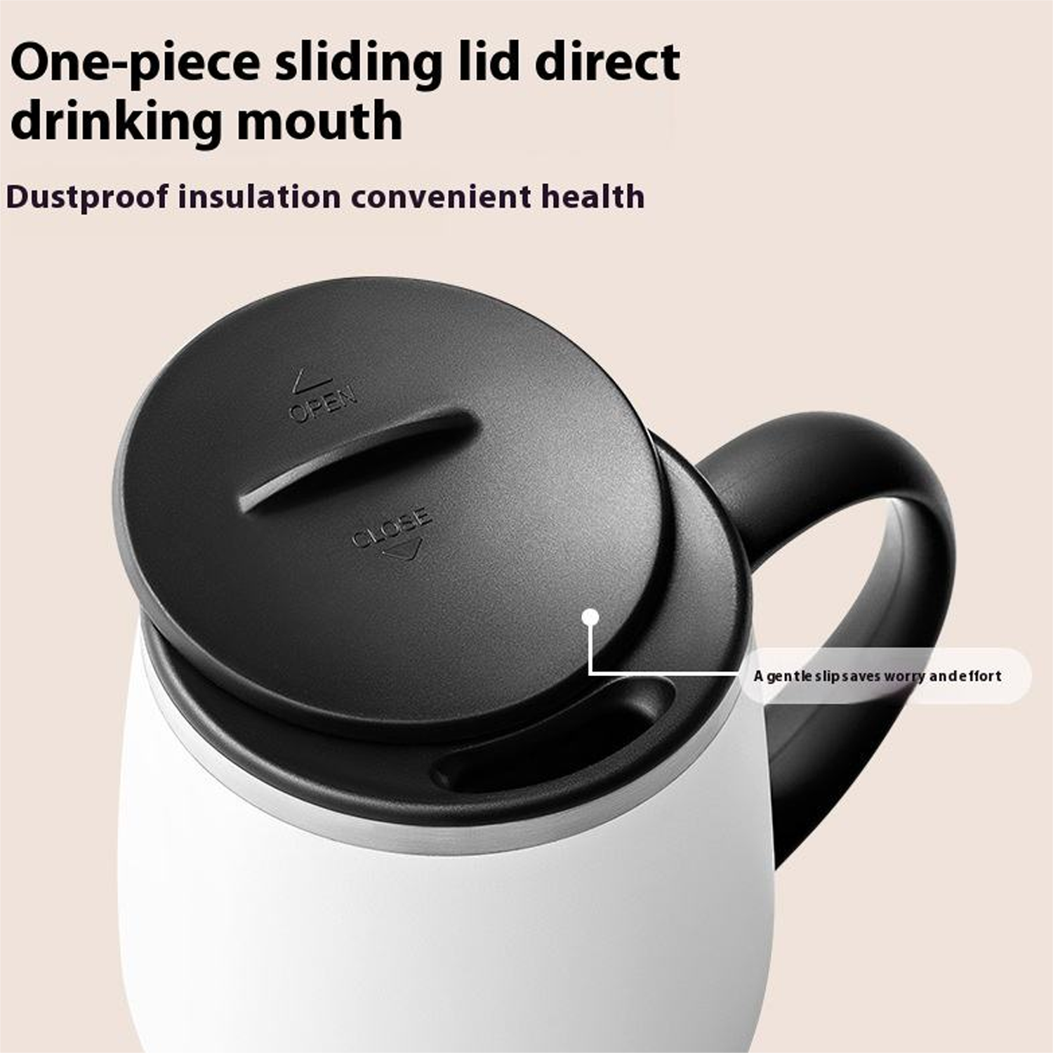 11oz Double Wall Stainless Steel Insulated Mug w/ Lid 8