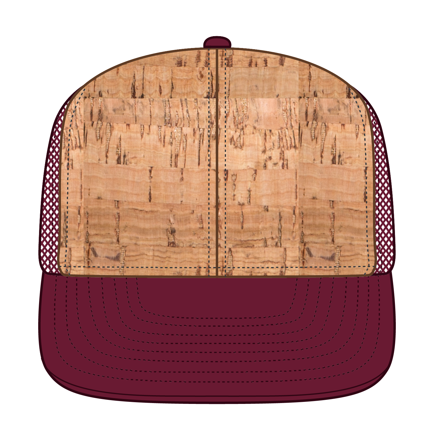 OTTO CAP® OTTO SNAP 6 Panel Pro Style Mesh Back Trucker Snapback Hat 51