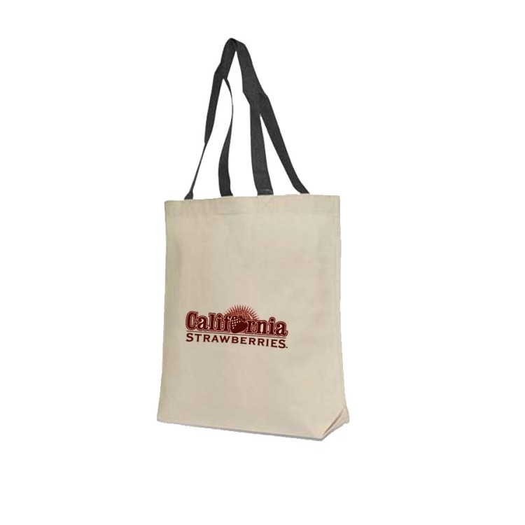 Contrast Handle Tote Bag
