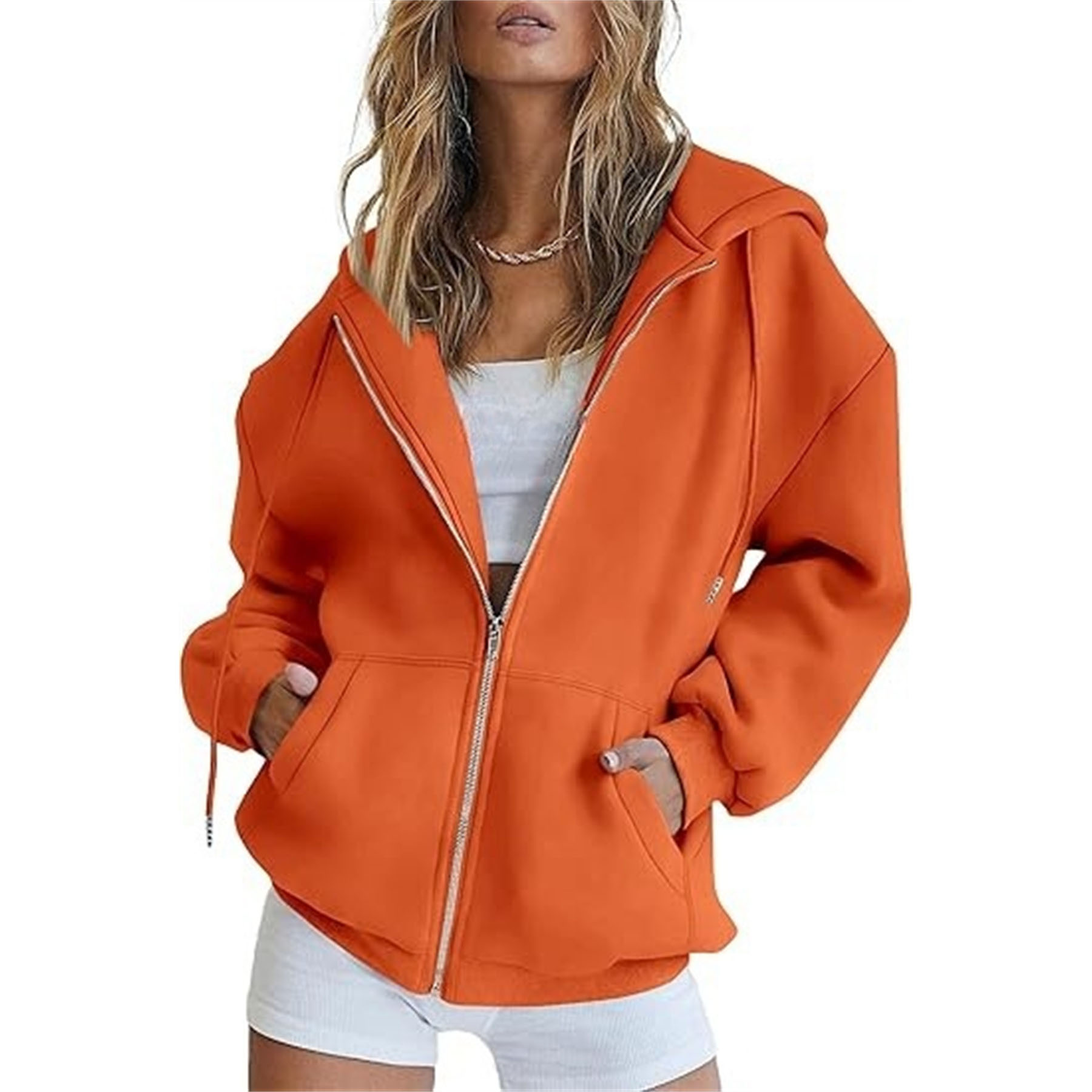 Women's Hoodies Casual Long Sleeve Track Jacket 6