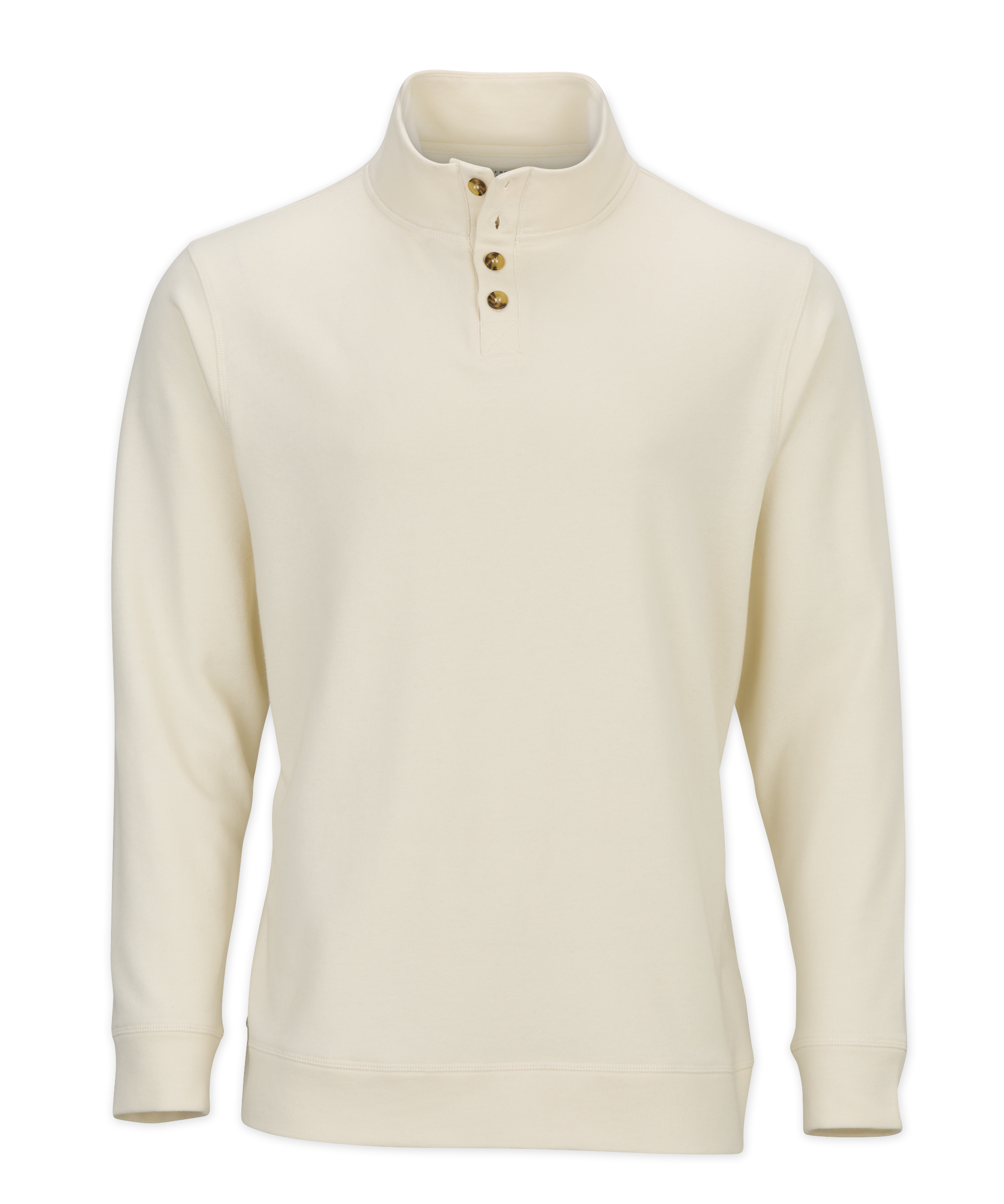 BOXERCRAFT FRENCH TERRY BUTTON PULLOVER 1