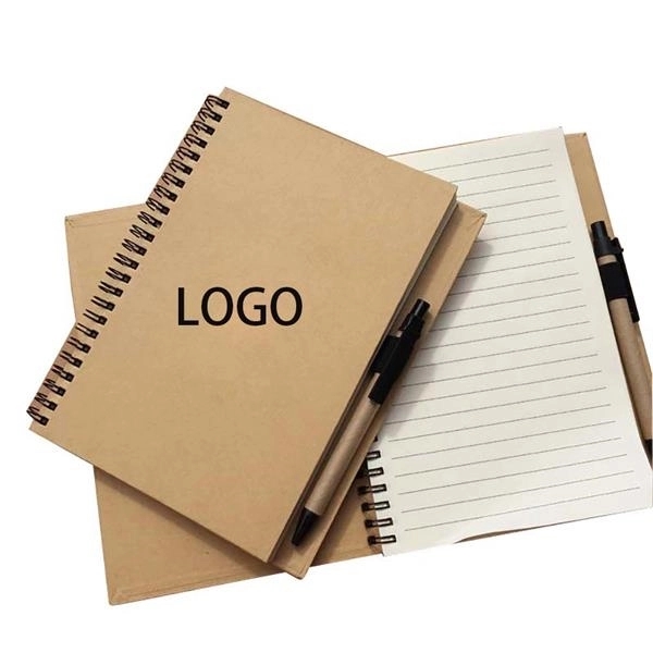 Spiral Notebook & Pen 1