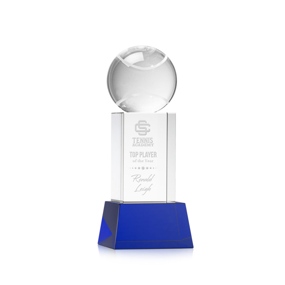 Tennis Ball Award on Belcroft Base - Blue 2