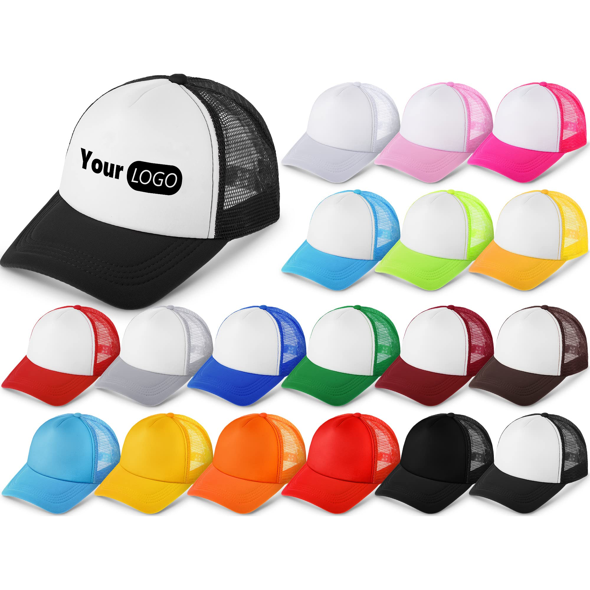 5 Panel Foam Trucker Hat 2