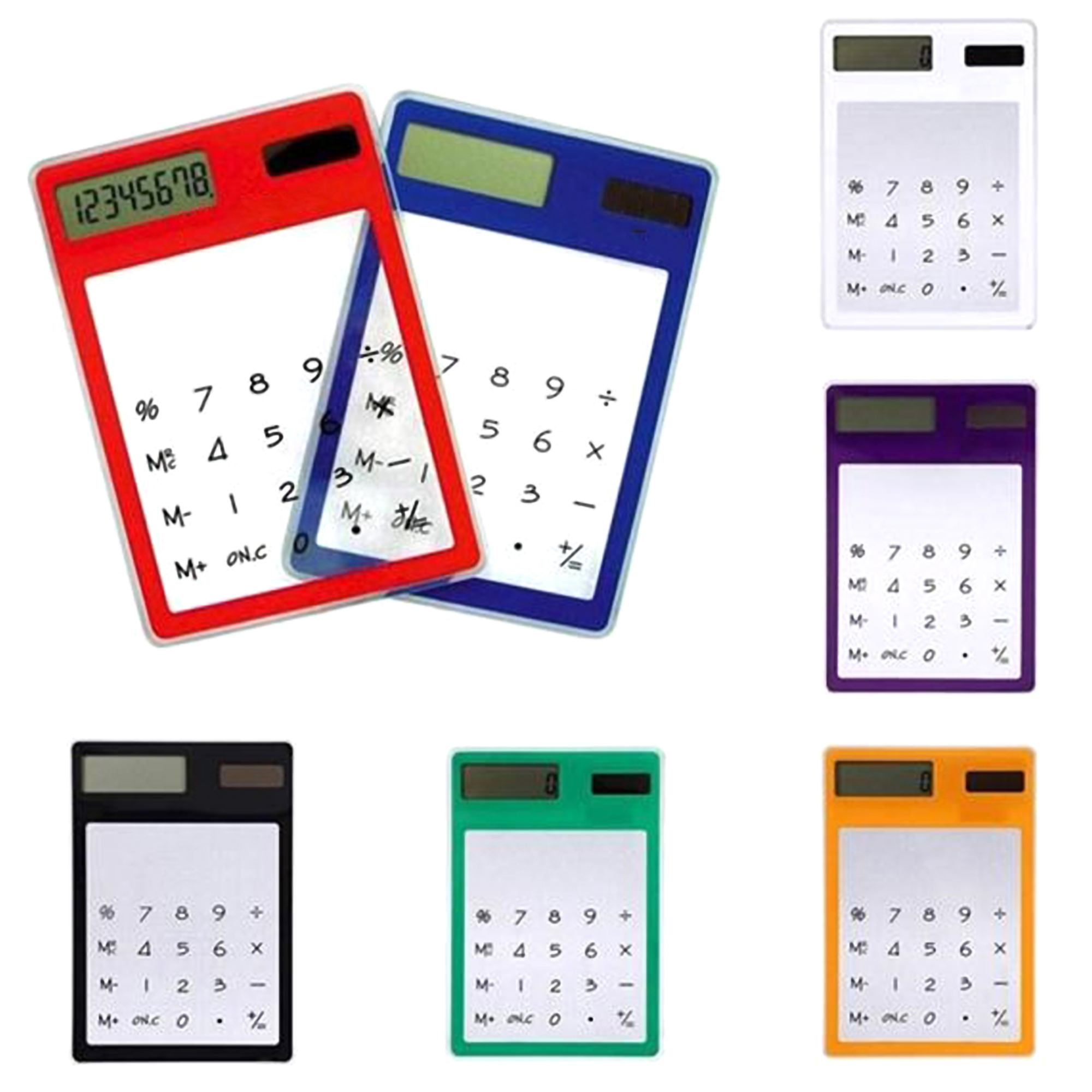 Ultra Thin Transparent Solar Calculator 3
