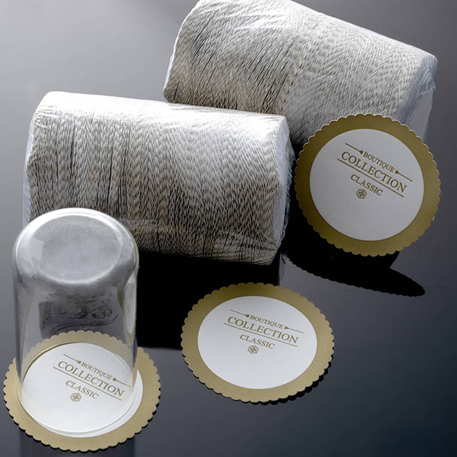 250-Pack Full Color Customized Absorbent Paper Coaster 2